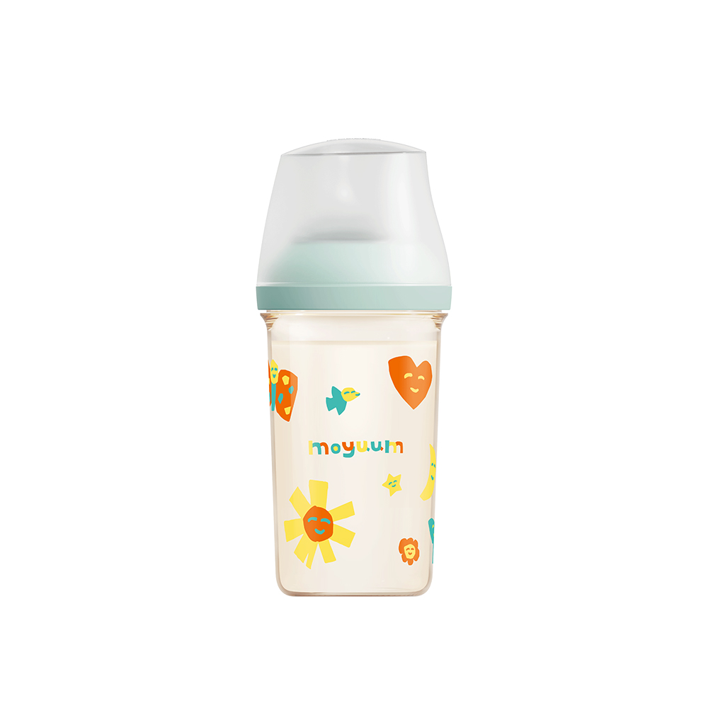 Bình sữa Moyuum PPSU Mov.aa - 250ml - Bản họa tiết - Xanh mint