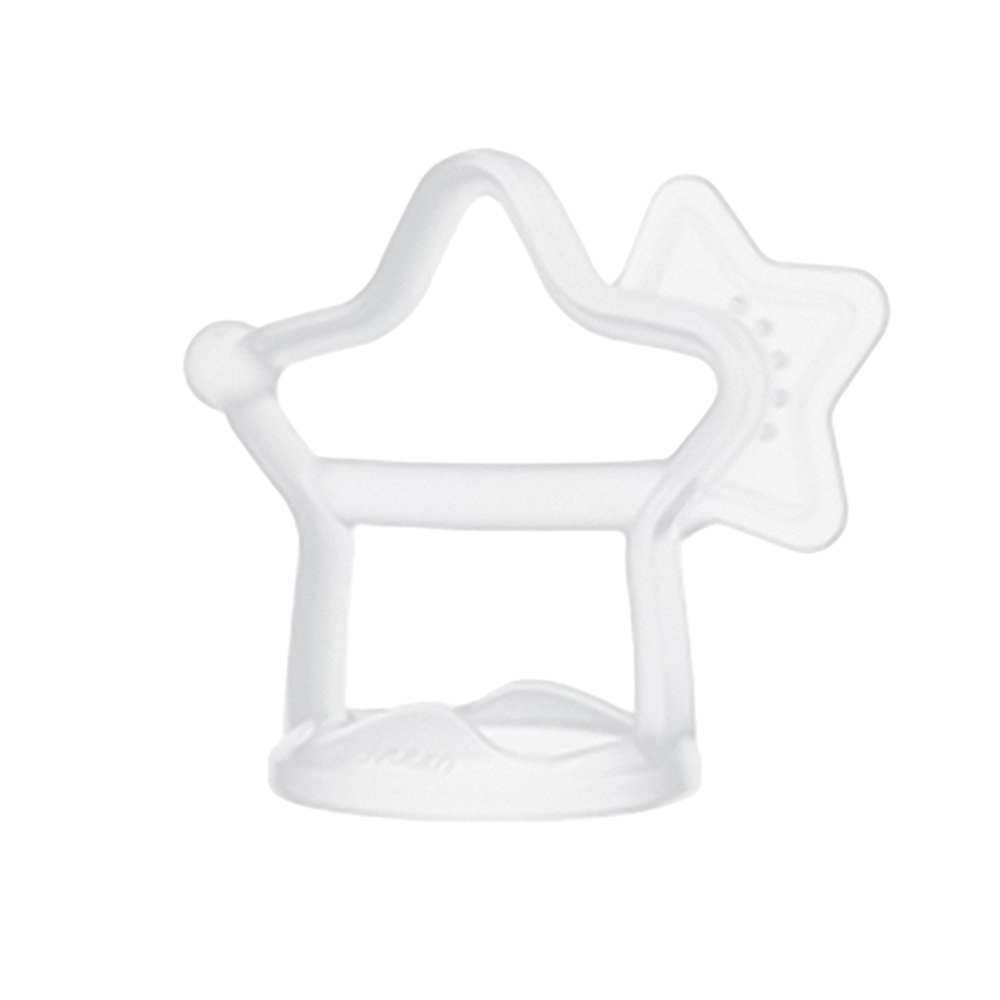 Gặm nướu silicon Moyuum - 3m+ - Hình sao - Màu Be/Xám sáng/Xám titan/Xanh/Trong suốt