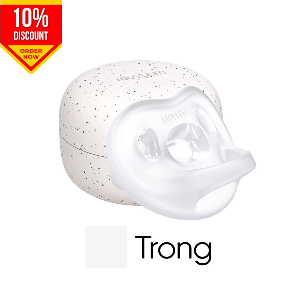 MỚI-Ty ngậm 100% silicone - Level 3 - 6m+