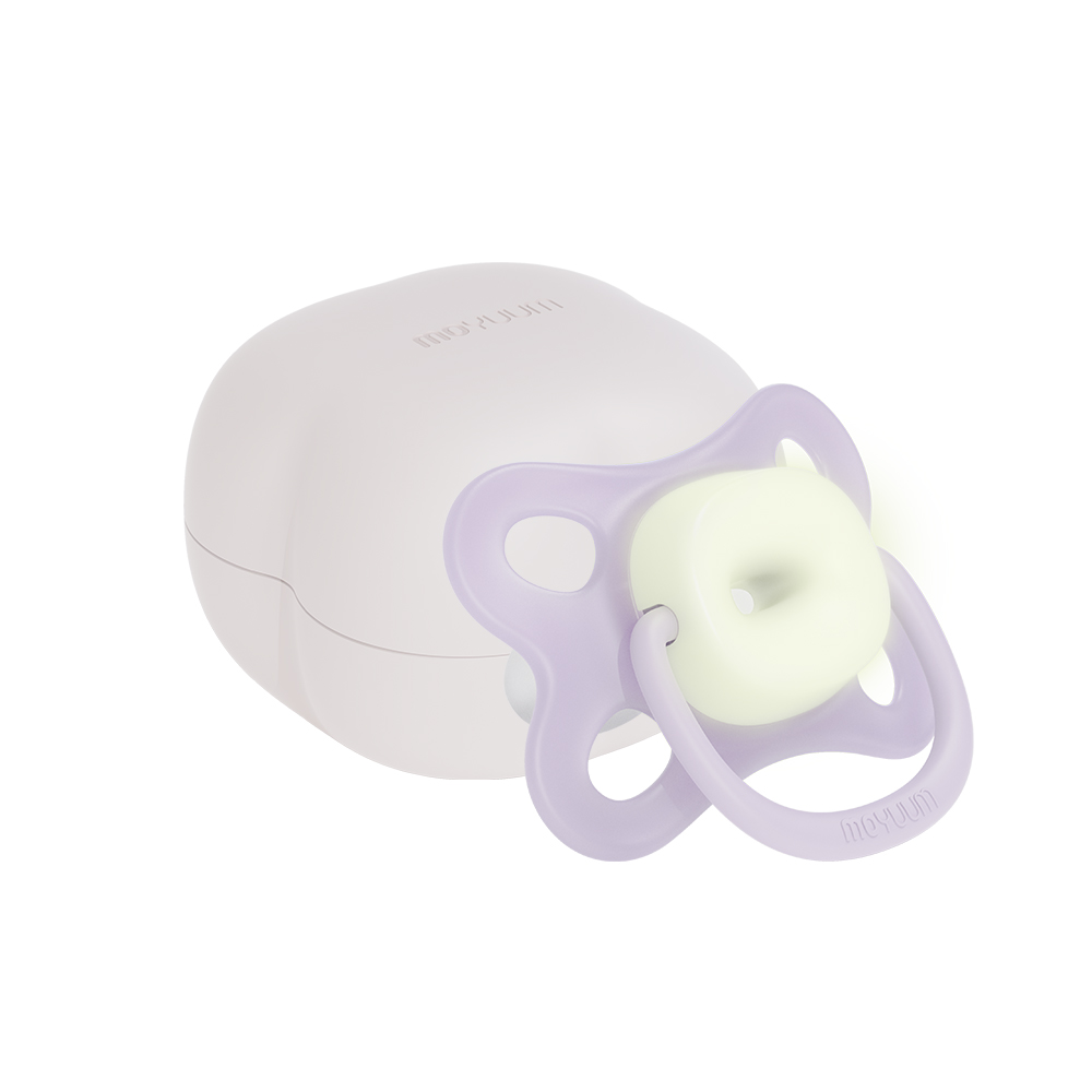 Ty ngậm siêu nhẹ Moyuum - level 1 - 1-3m - Vàng/Tím