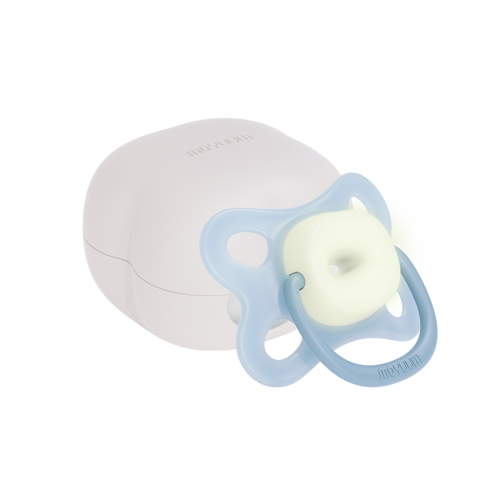 Ty ngậm siêu nhẹ Moyuum - level 3 - 6m+ - Đỏ/Xanh