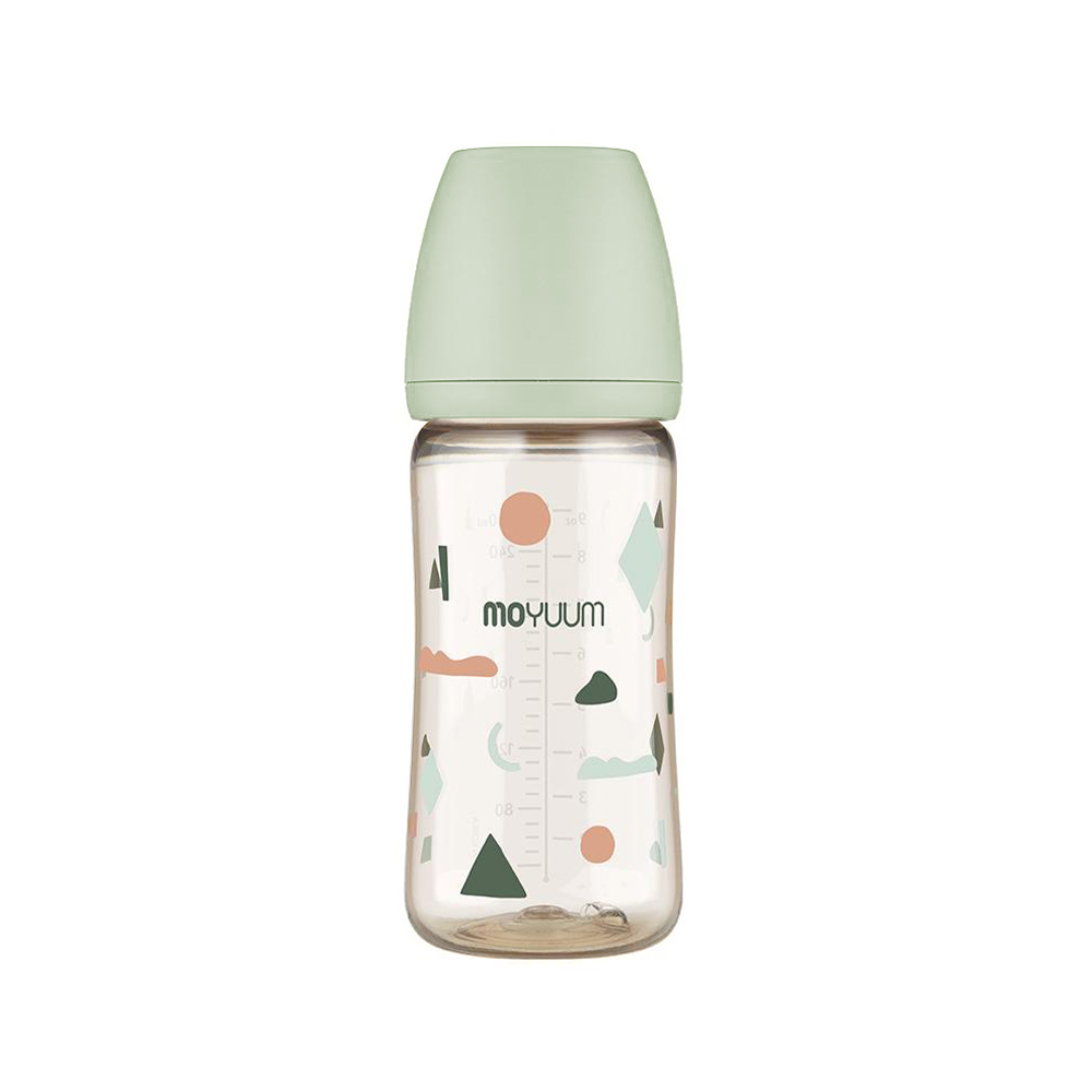 Bình sữa PPSU Moyuum - Mây xanh - 270ml - Kèm núm 2