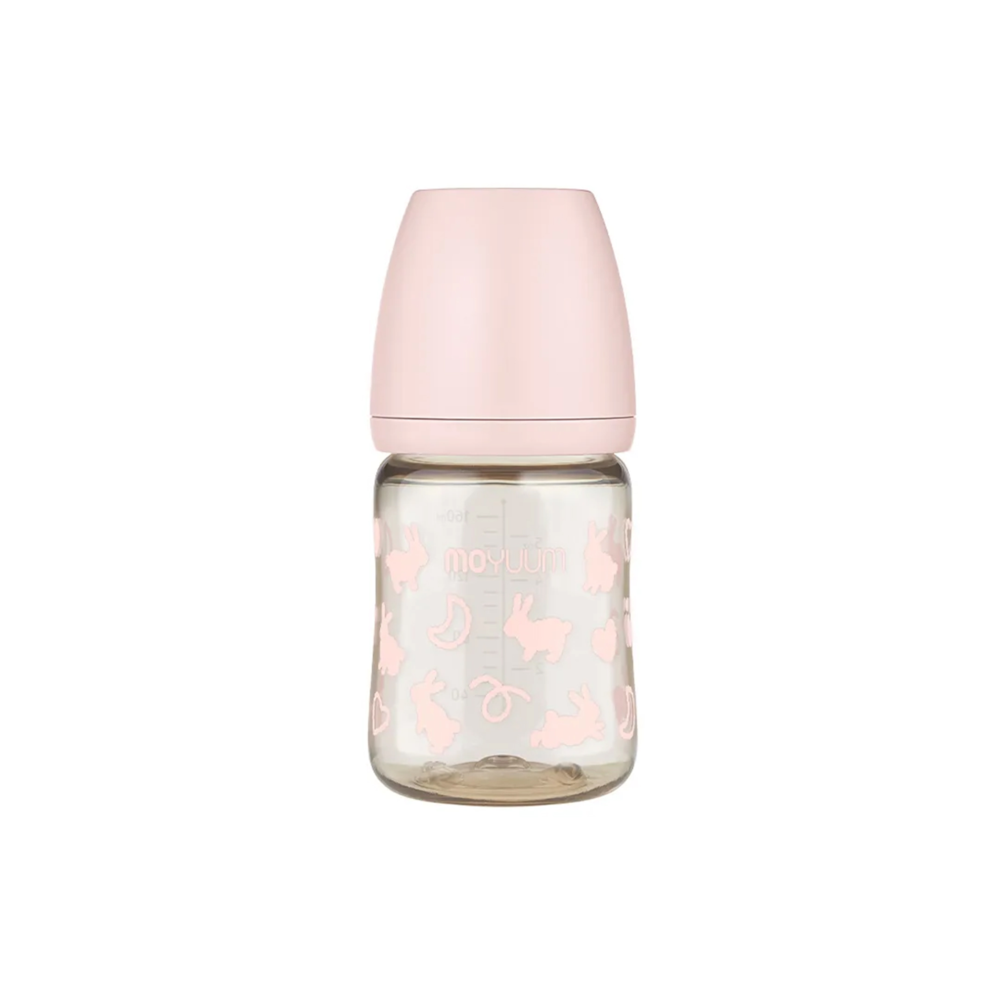 Bình sữa PPSU Moyuum - Thỏ hồng - 170ml - Kèm núm 1