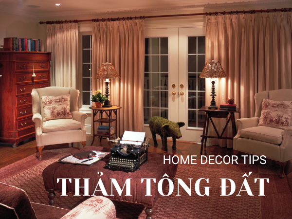 Cách trang trí nhà với thảm tông đất để mang tới sự sang trọng và tinh tế