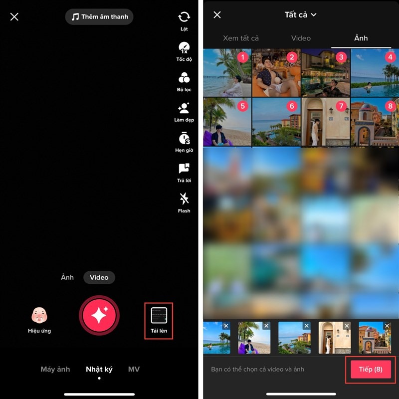 4 cách làm video TikTok từ ảnh có sẵn nhanh, đơn giản, chi tiết