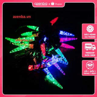 Dây đèn Led dài 4m hình cây tuyết trang trí Noel, Tết, nháy nhiều màu