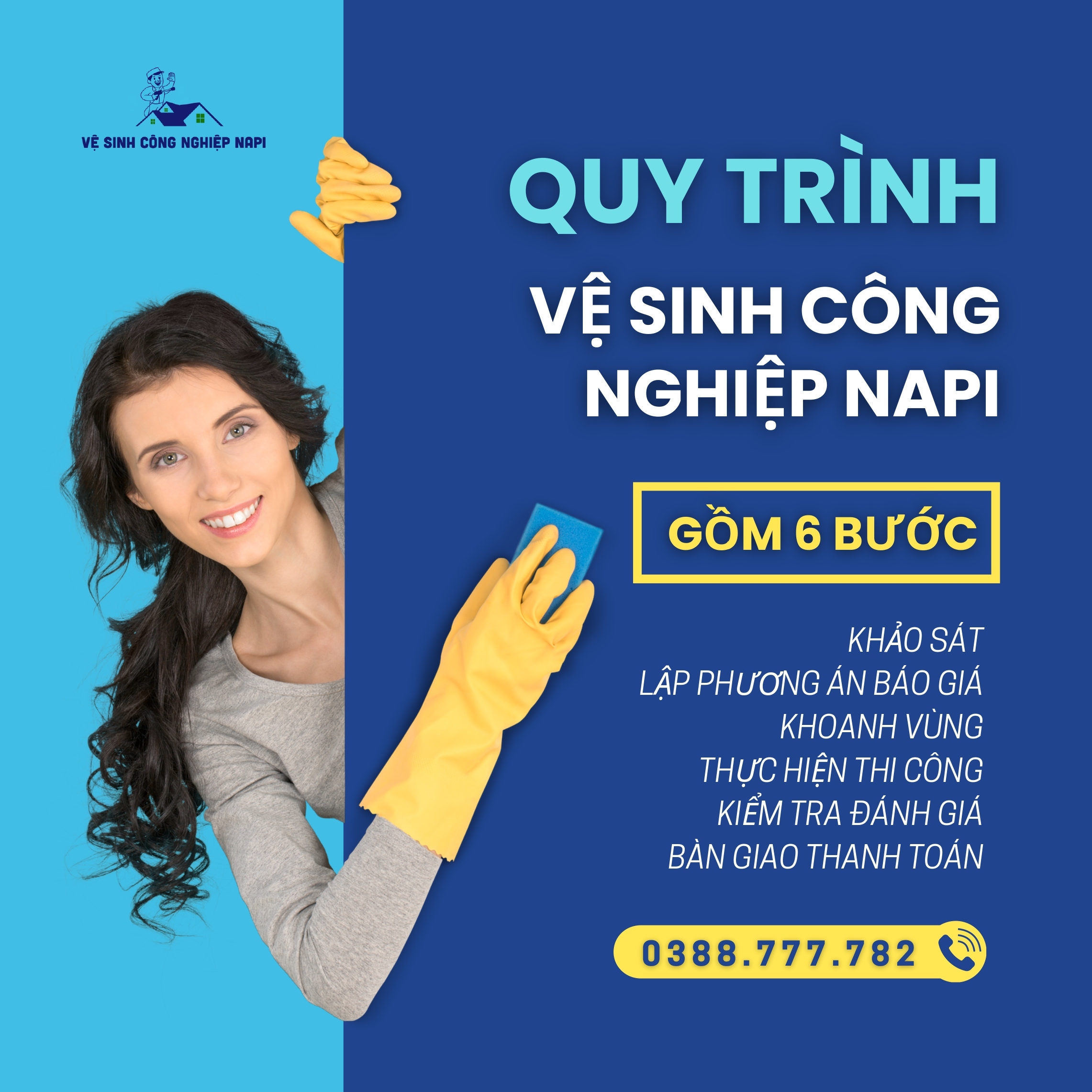 Quy trình vệ sinh tại NaPi