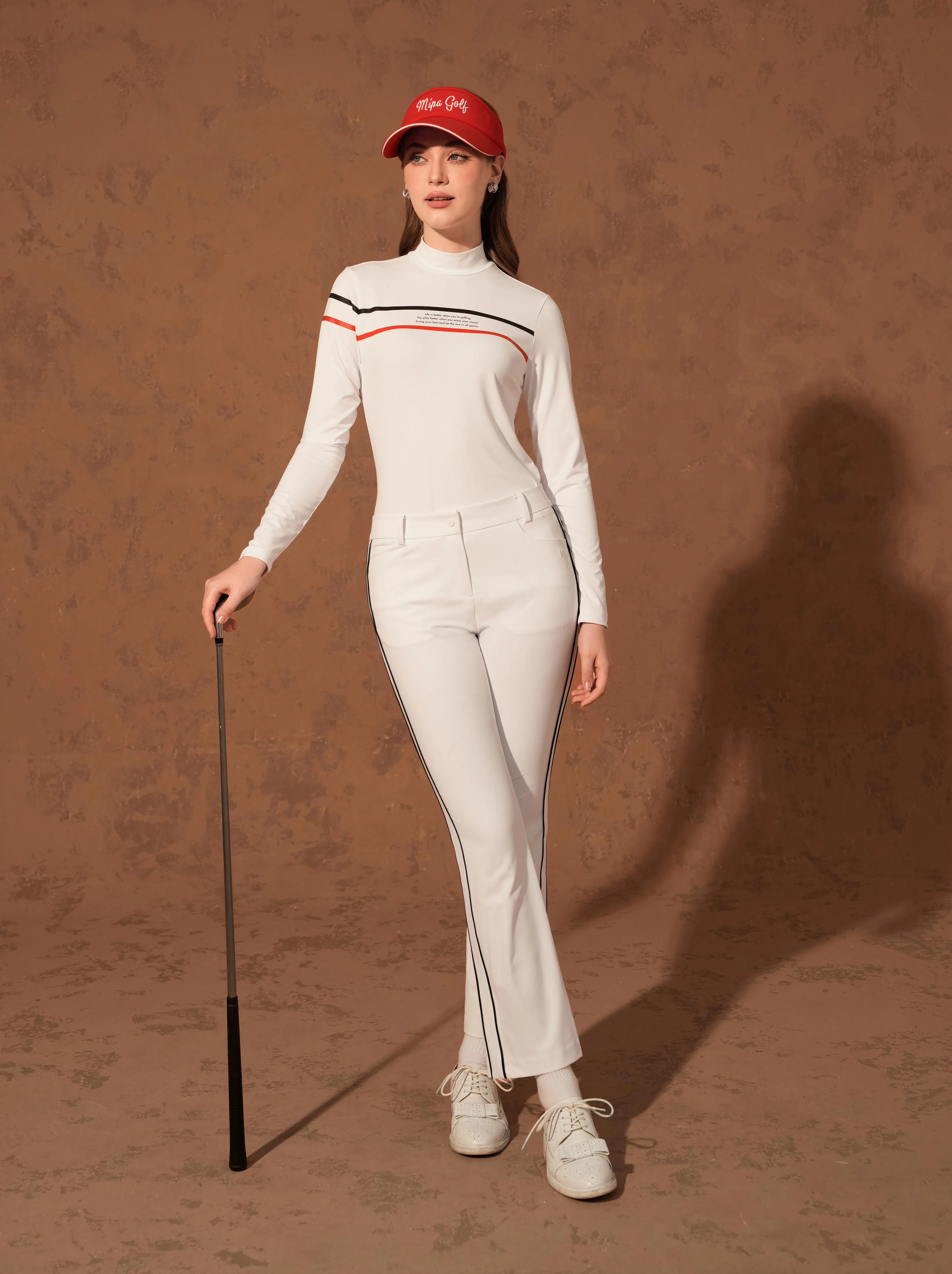 Women's sun protection long sleeve golf shirt