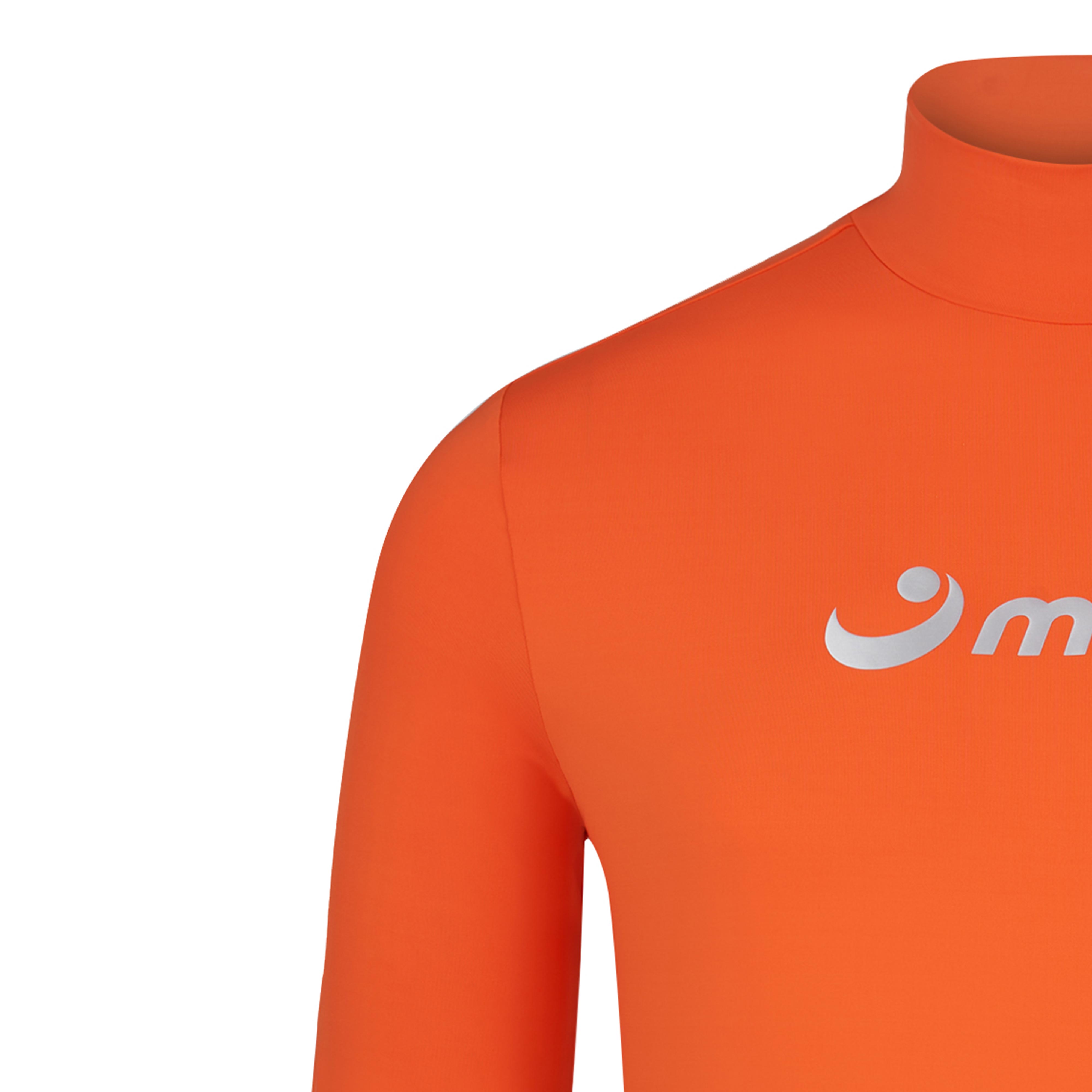 Yuqi Top - Men's Long Sleeve Golf Shirt (Orange)
