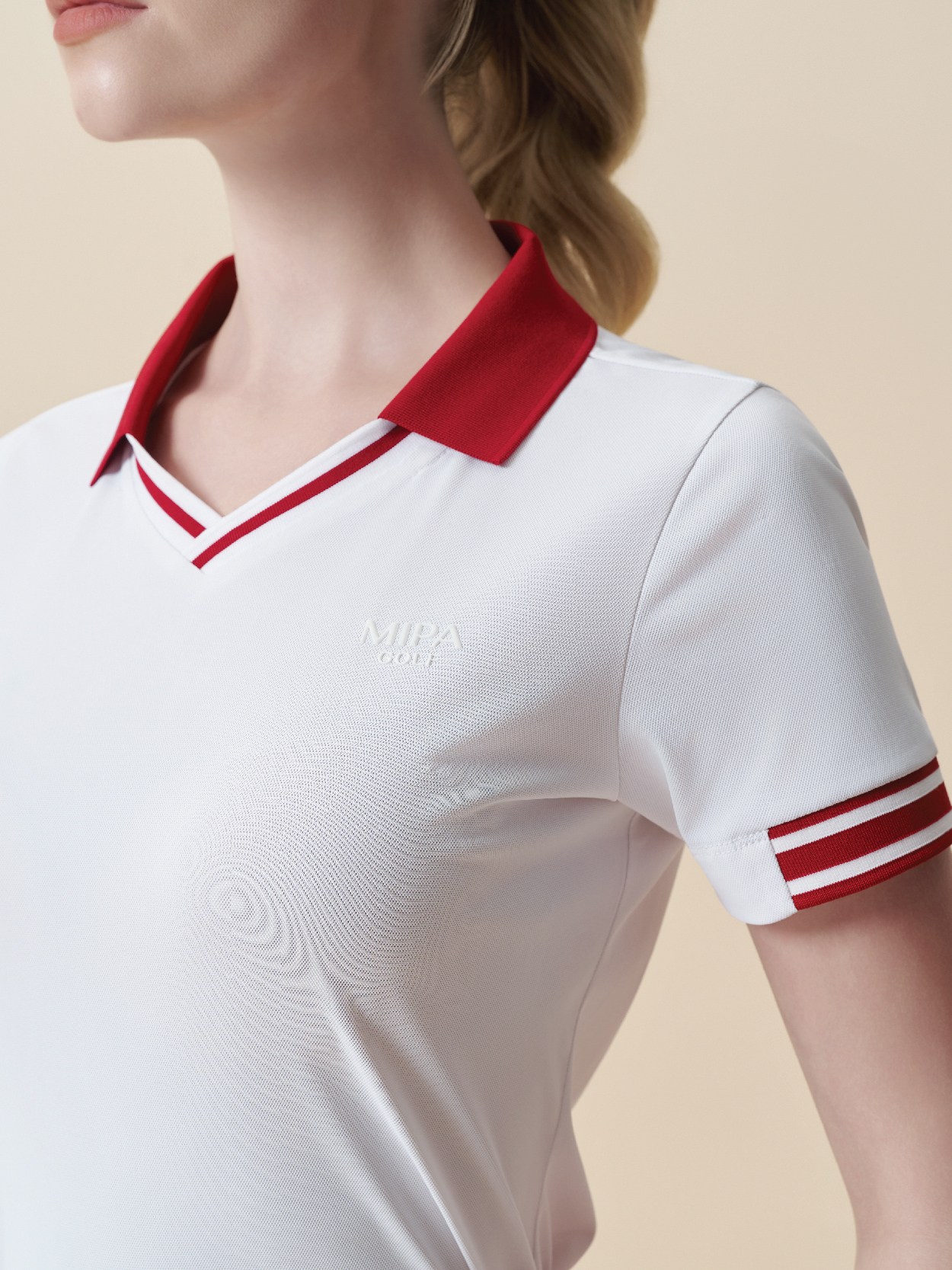 Grace Top - White Red