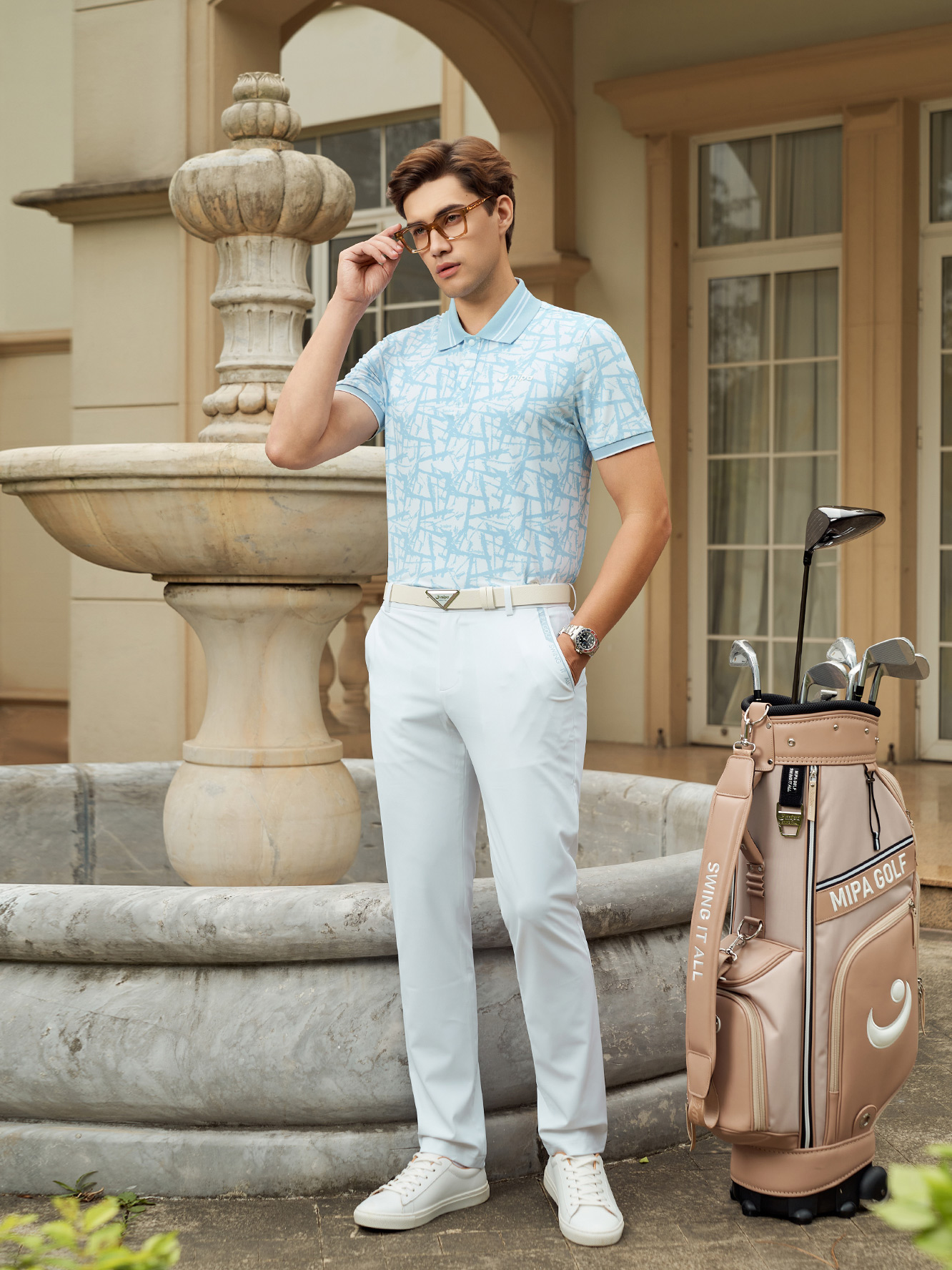 Jose Top - White Blue