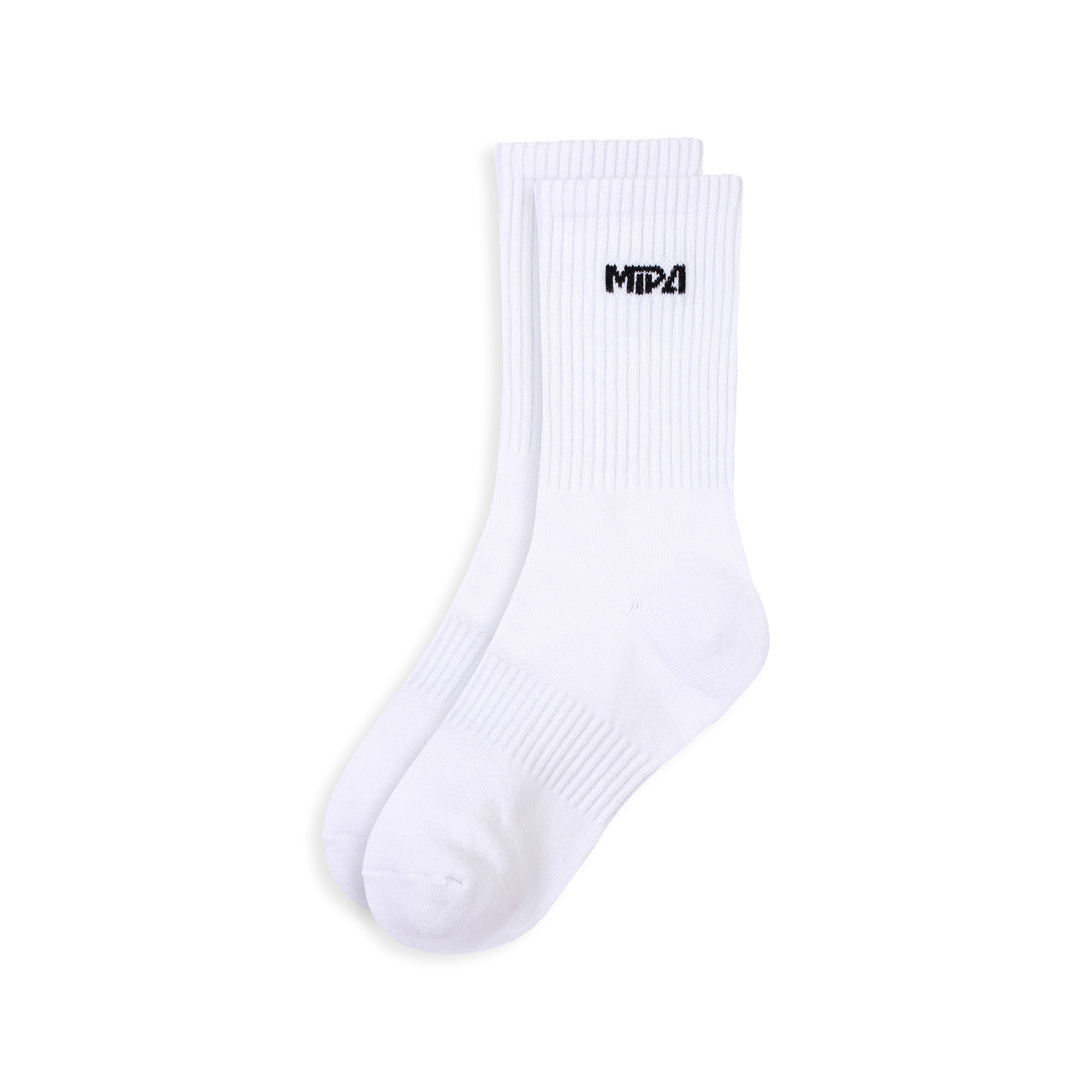 Long neck Socks - White Black