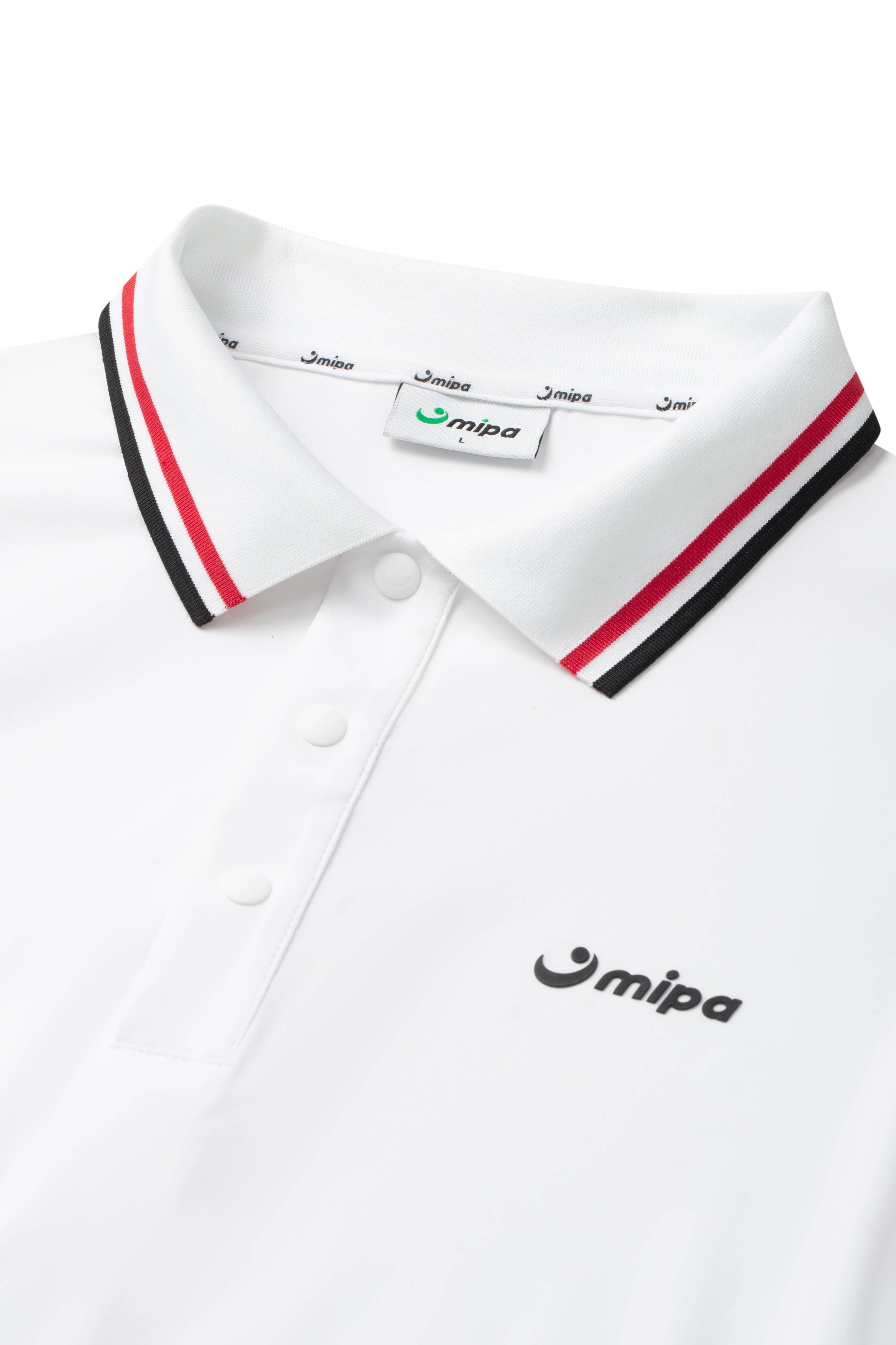 Frank Top - Men's Long Sleeve Golf Shirt (White)