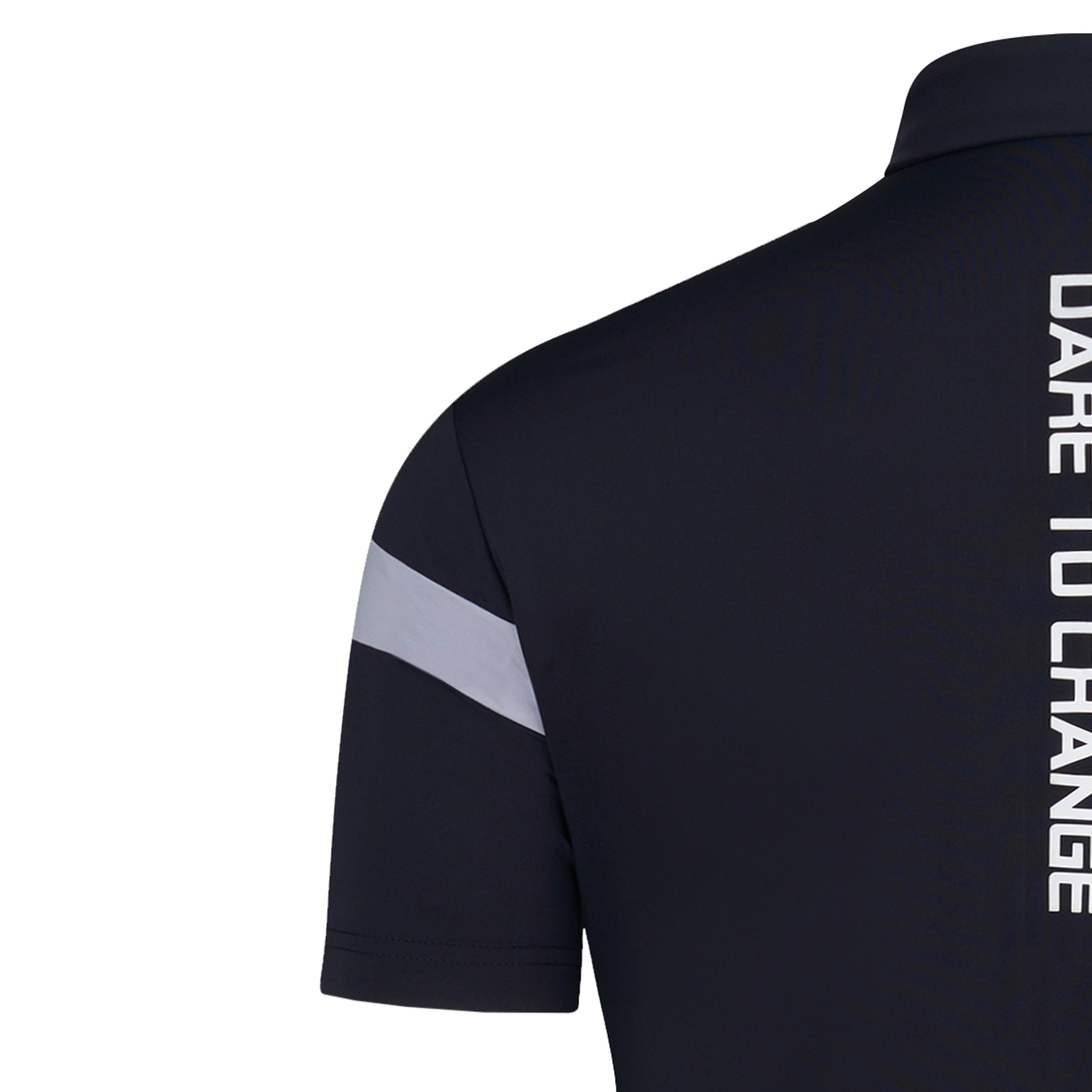 Lauren Top - Men’s Golf Polo Shirt (Black Grey)