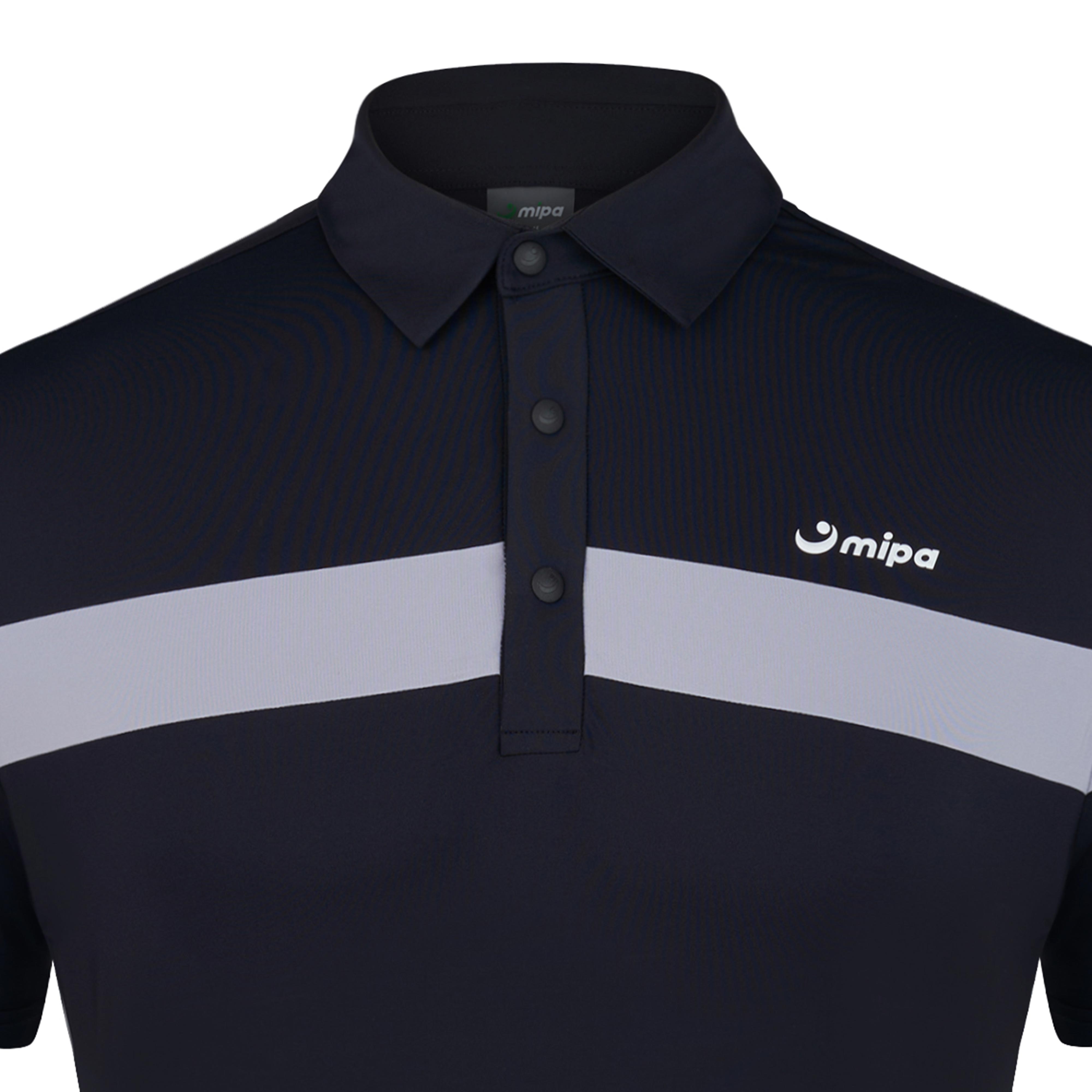 Lauren Top - Men’s Golf Polo Shirt (Black Grey)