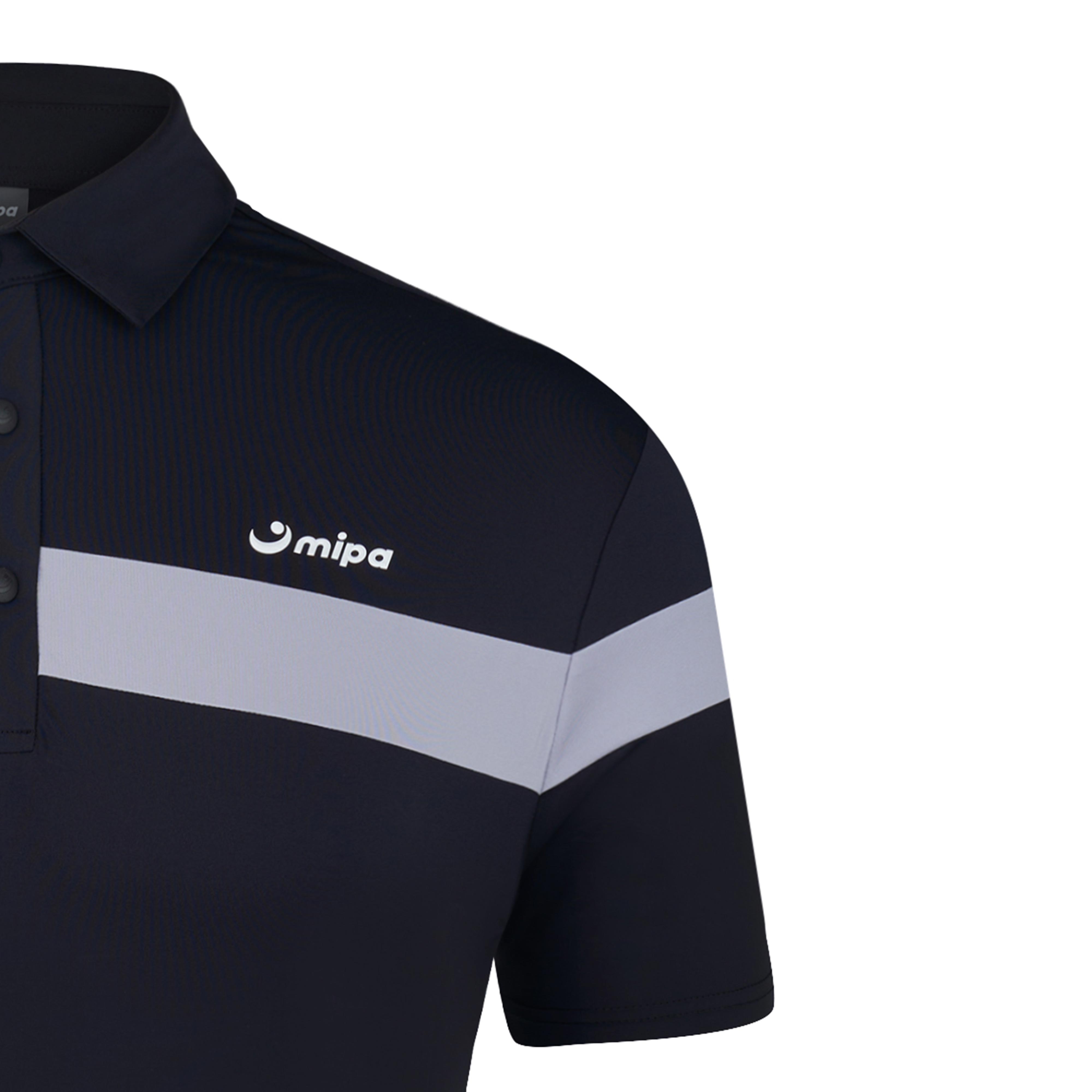 Lauren Top - Men’s Golf Polo Shirt (Black Grey)