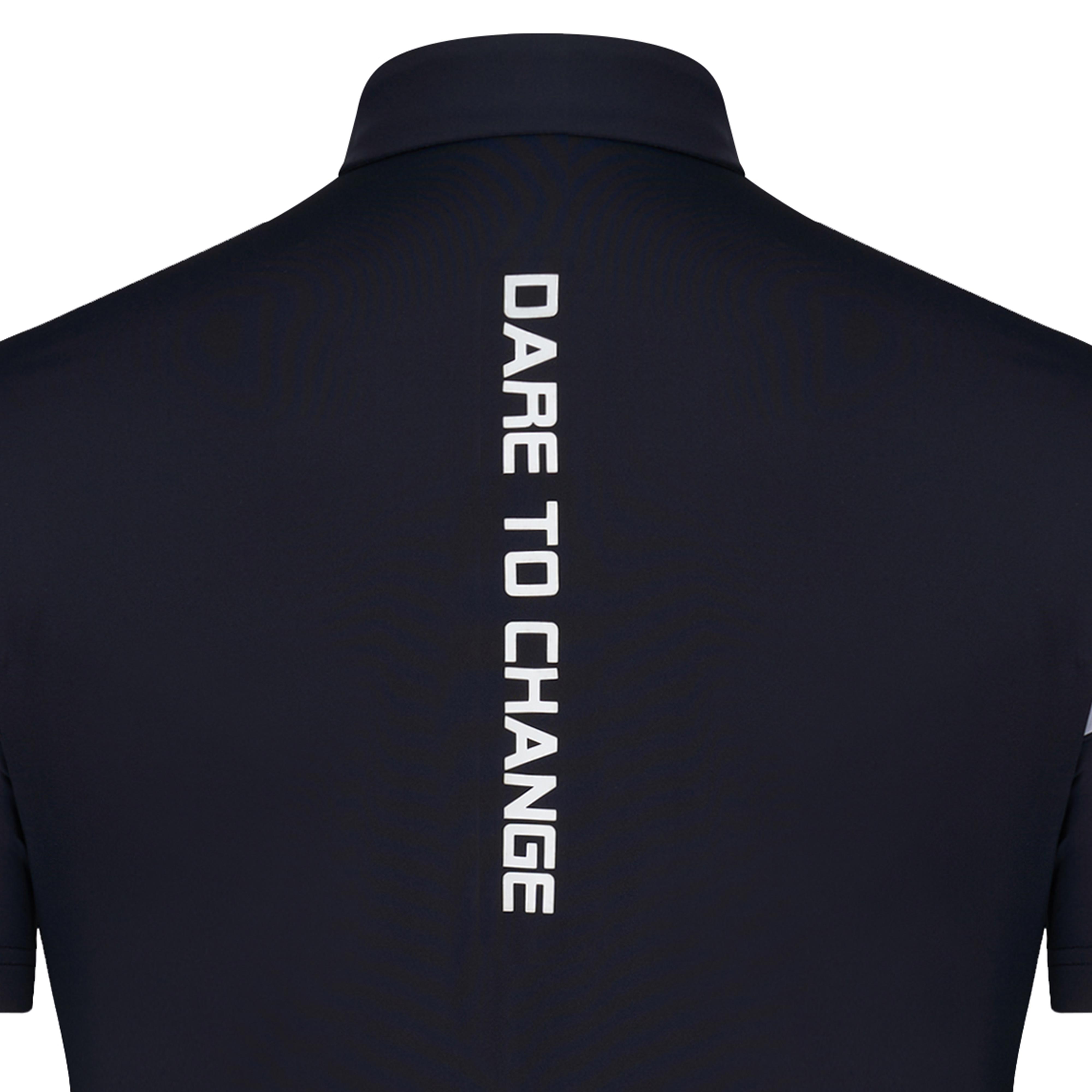Lauren Top - Men’s Golf Polo Shirt (Black Grey)