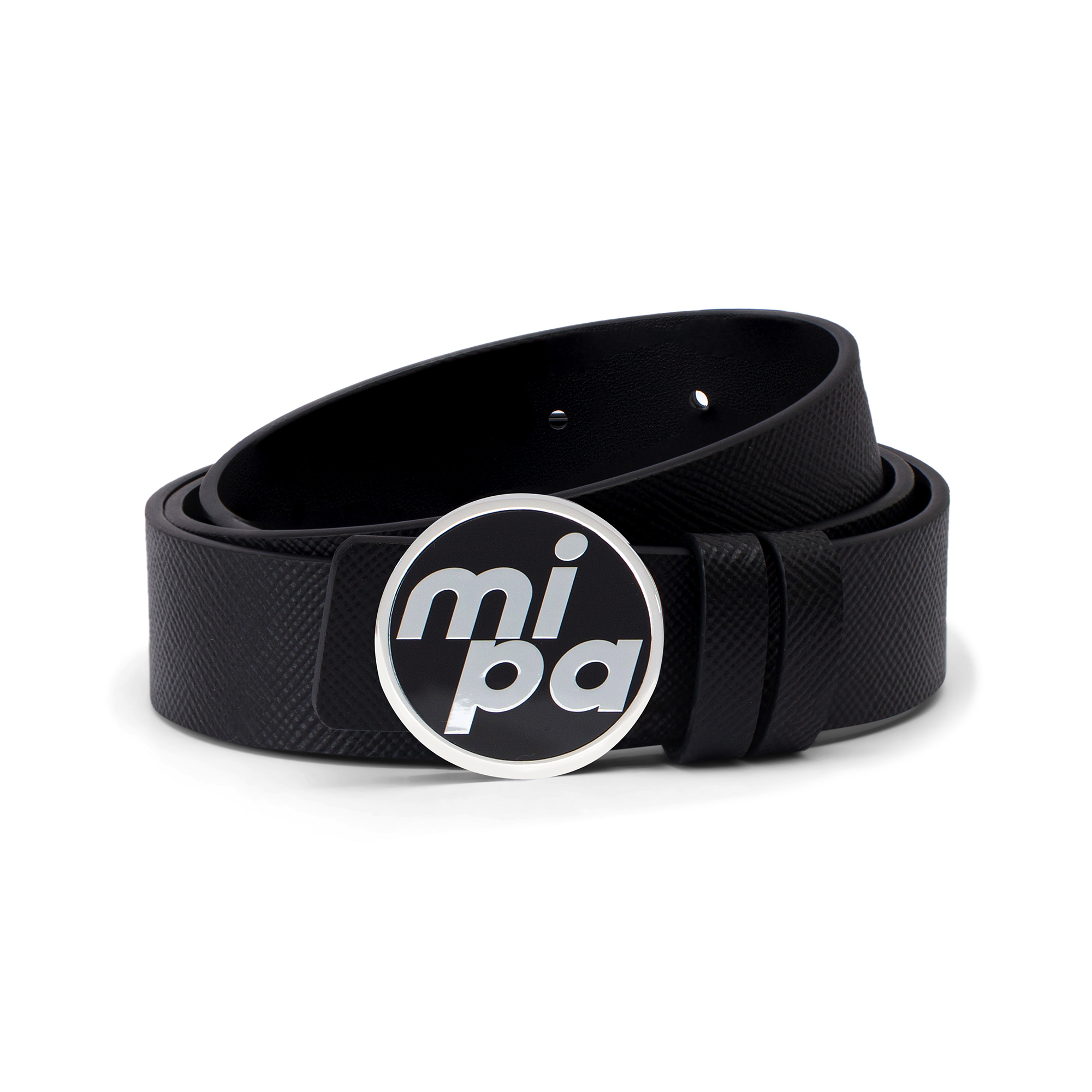 Men Circle Belt - Black