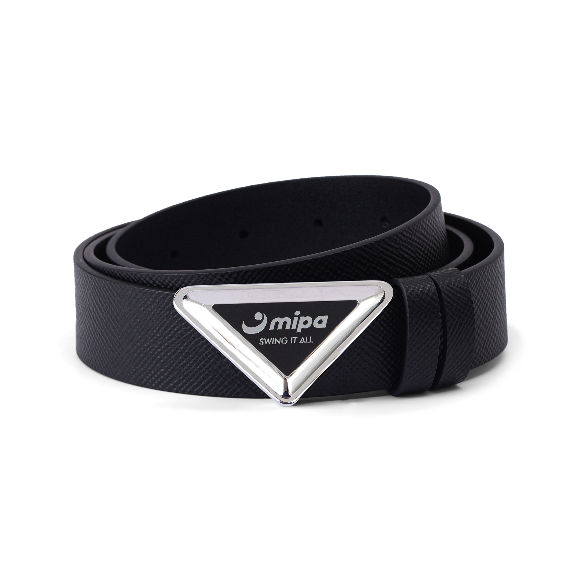 Men Triangle Belt - Black