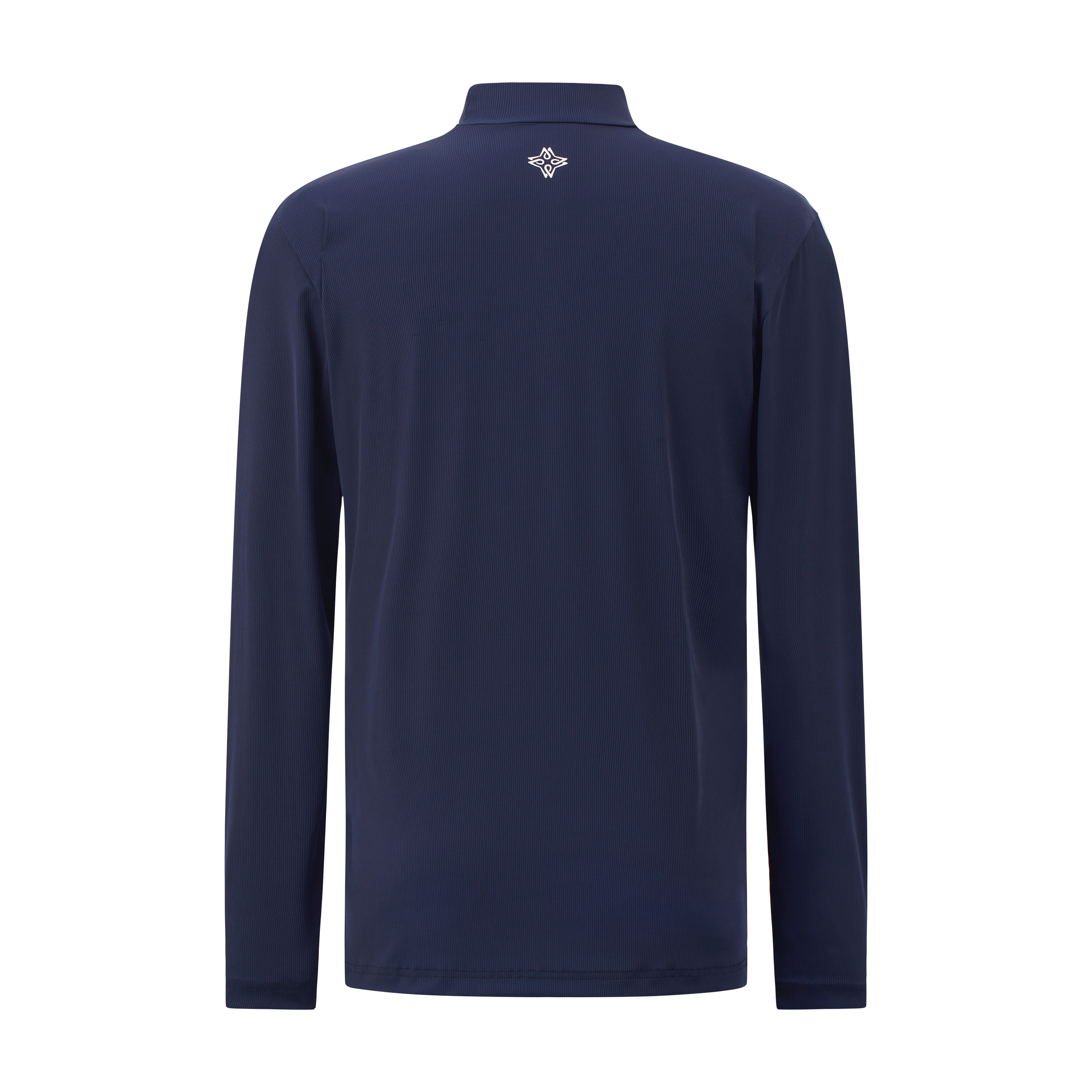 Louis Top - Men's Long Sleeve Golf Shirt (Dark Blue)