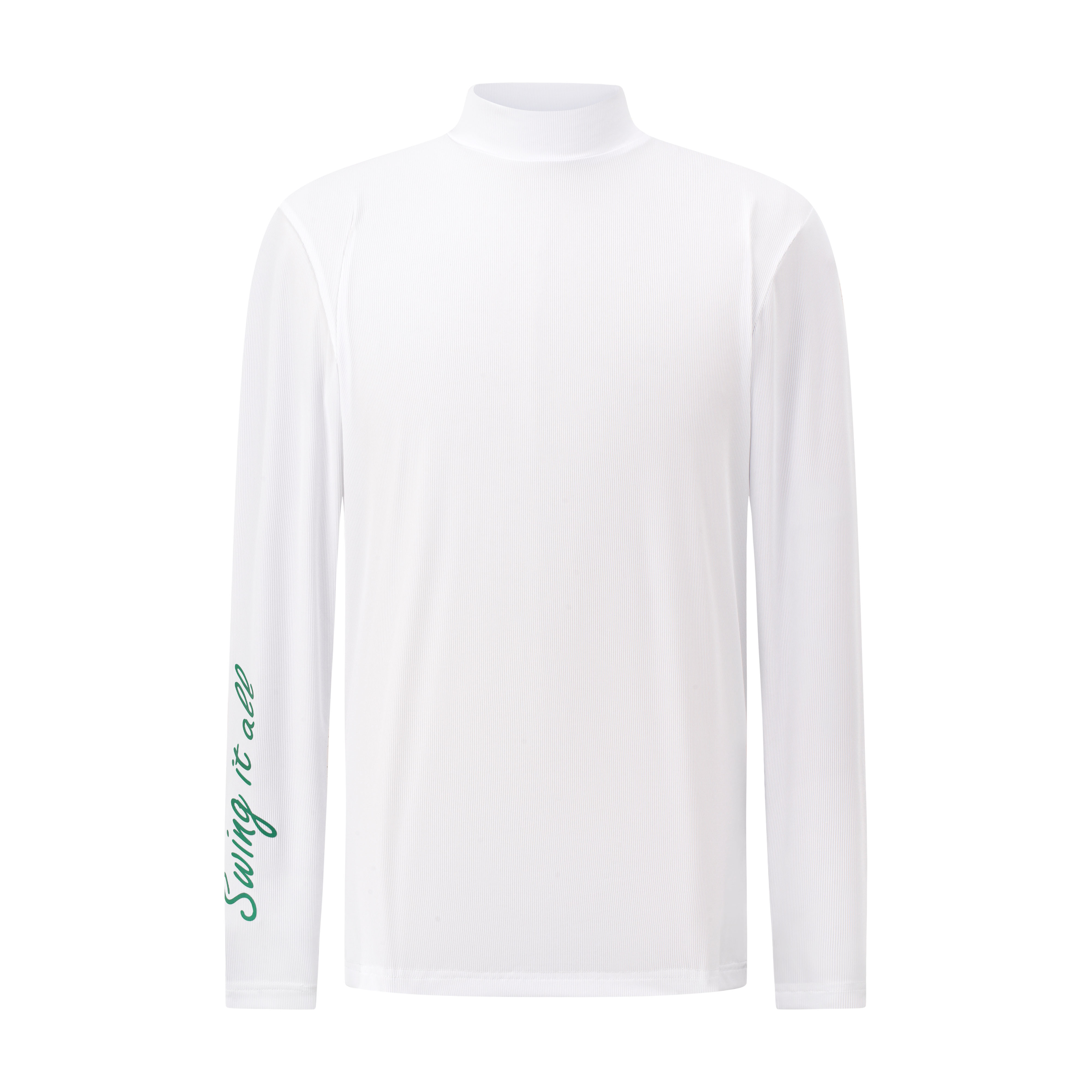 Louis Top - Men's Long Sleeve Golf Shirt (White)