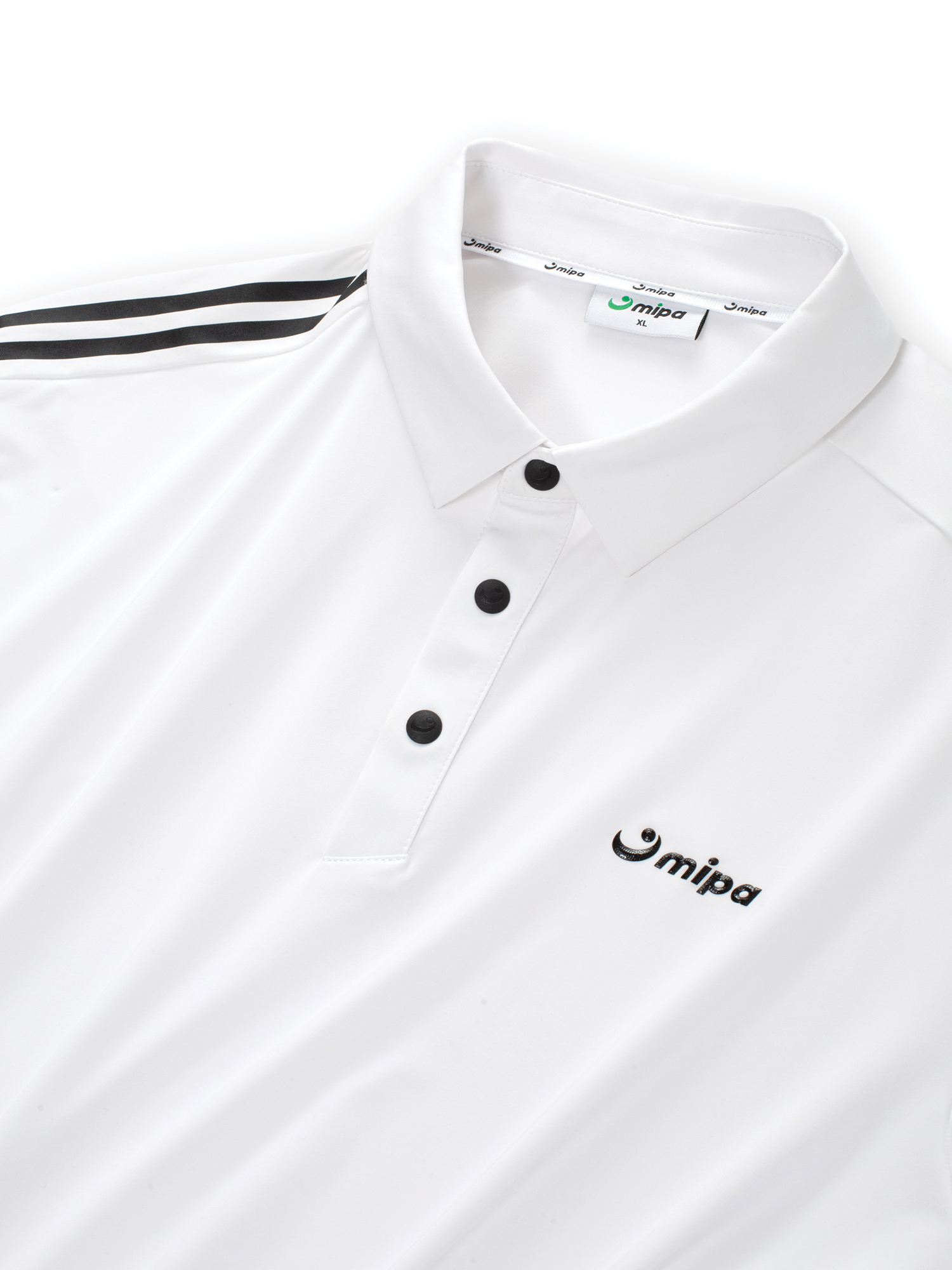 Hudson Top - Men's Long Sleeve Golf Shirt (White)