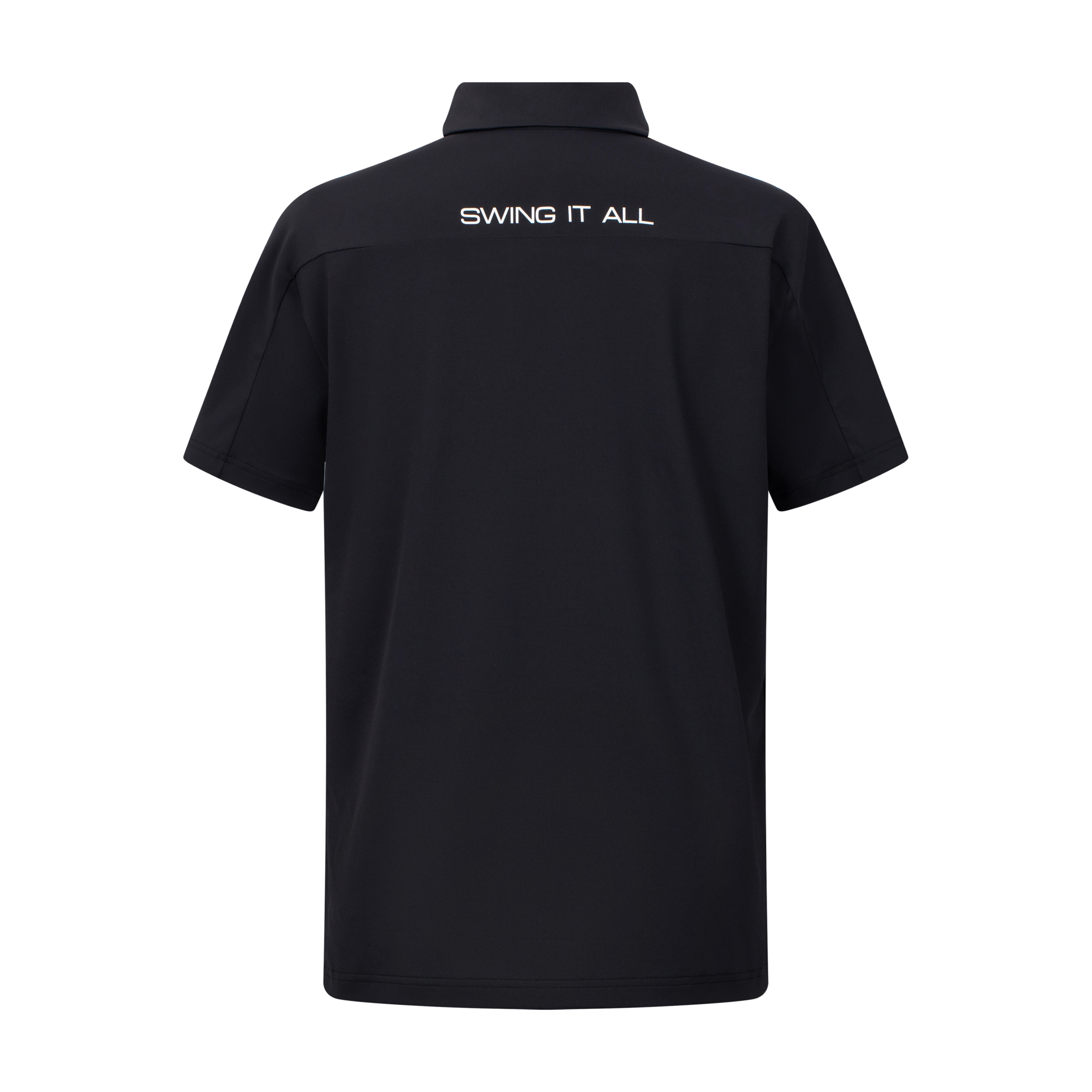Black Elias Top - Men’s Golf Polo Shirt