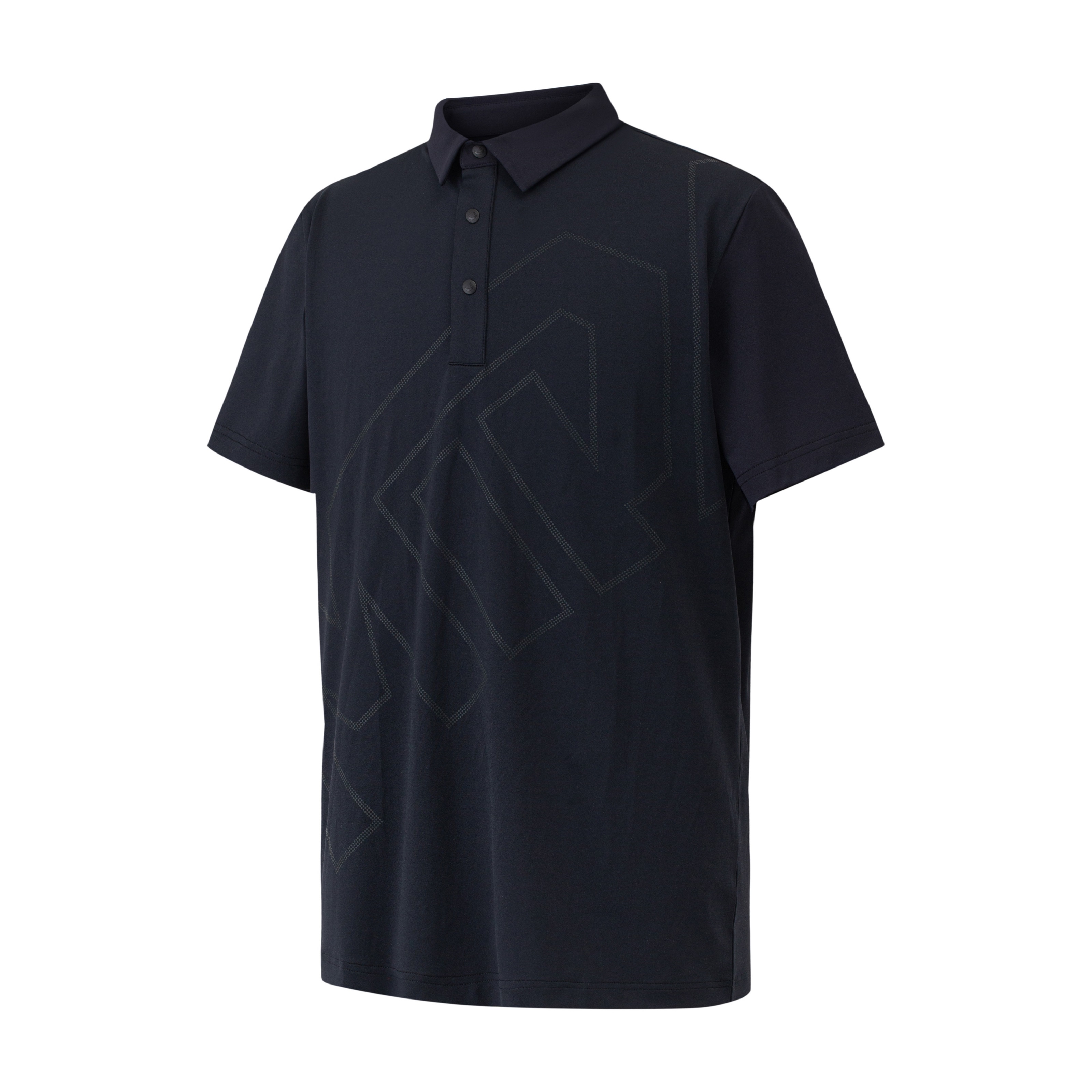 Jeffrey Top - Men’s Golf Polo Shirt (Black)