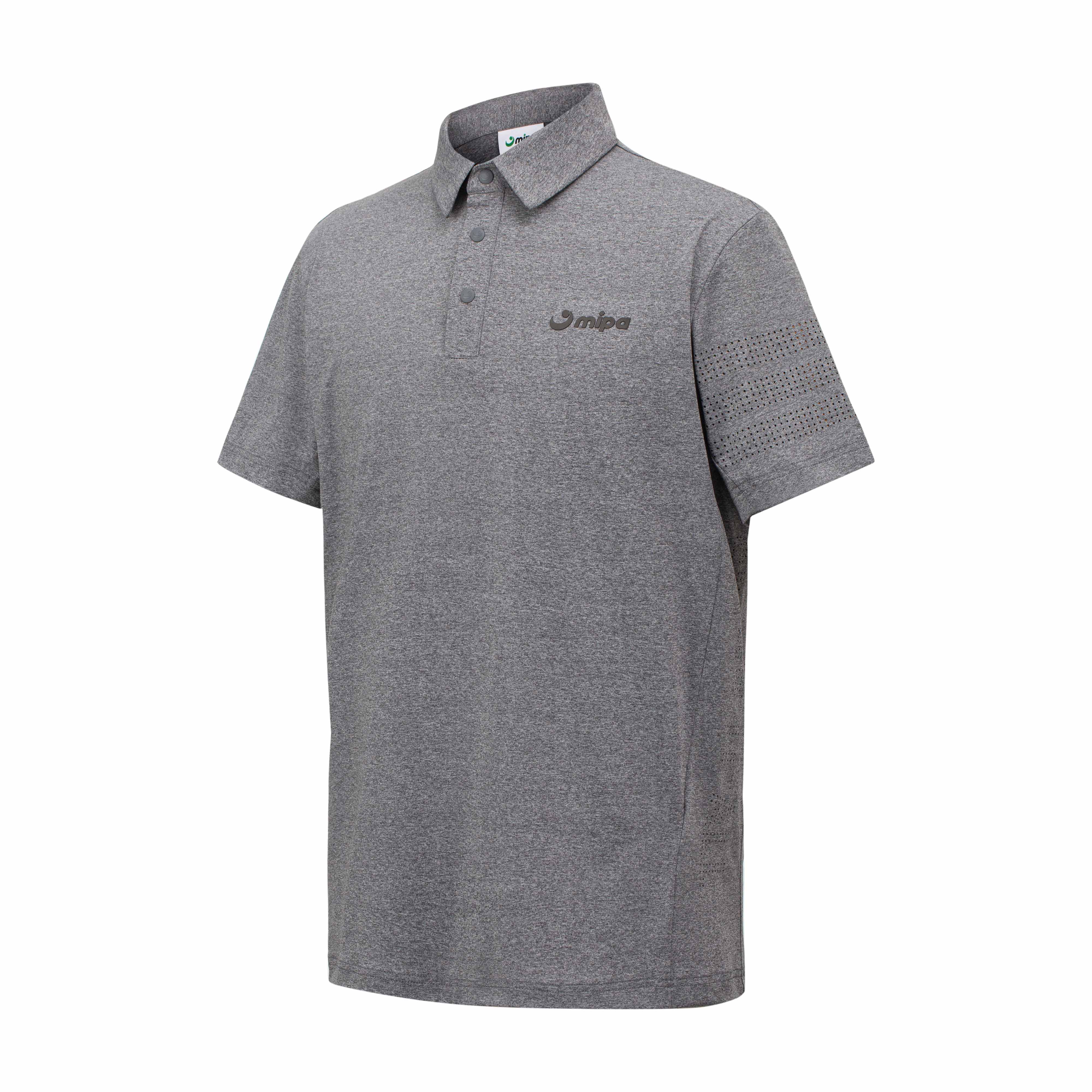 Bernie Top - Men’s Golf Polo Shirt (Grey)