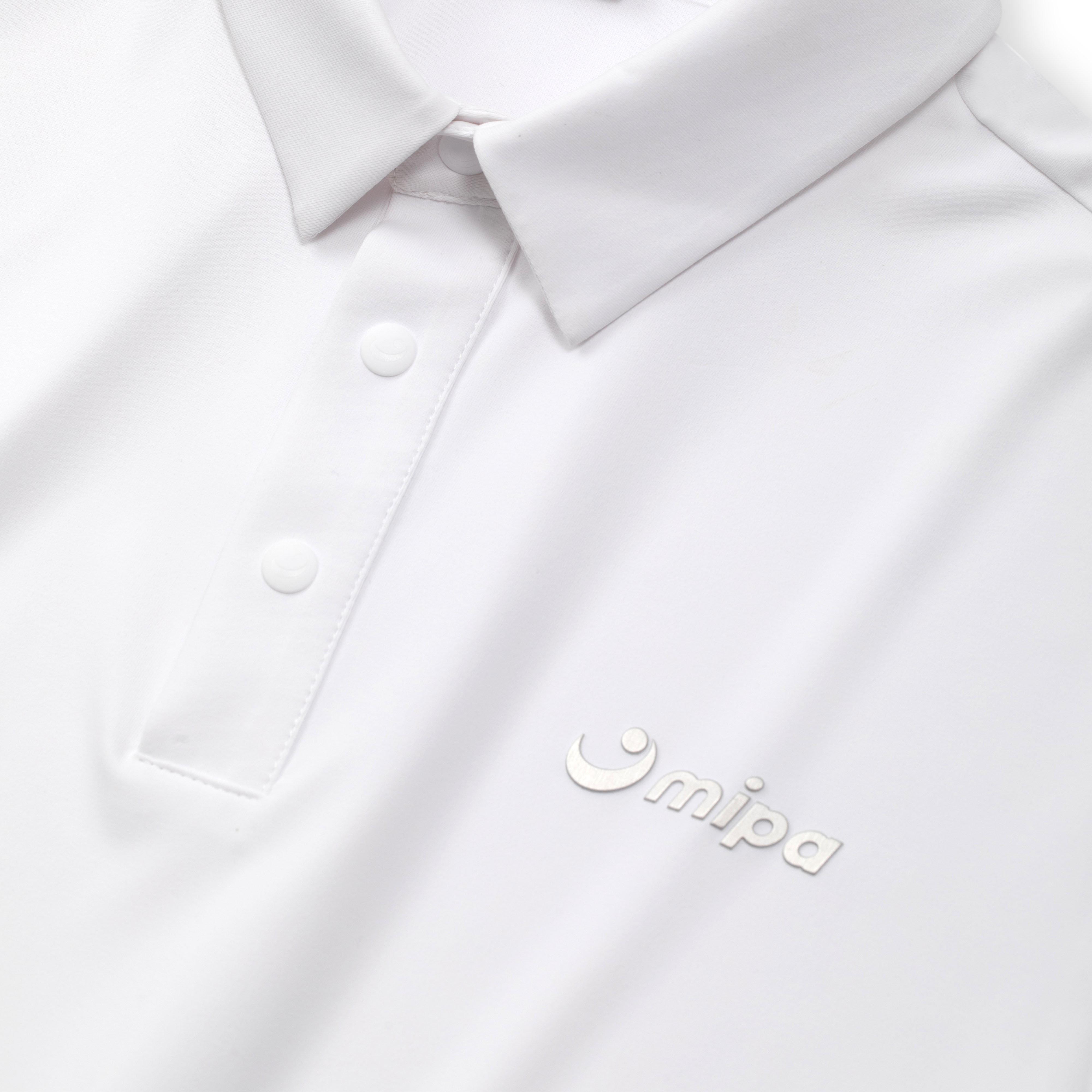 Bernie Top - Men’s Golf Polo Shirt (White)