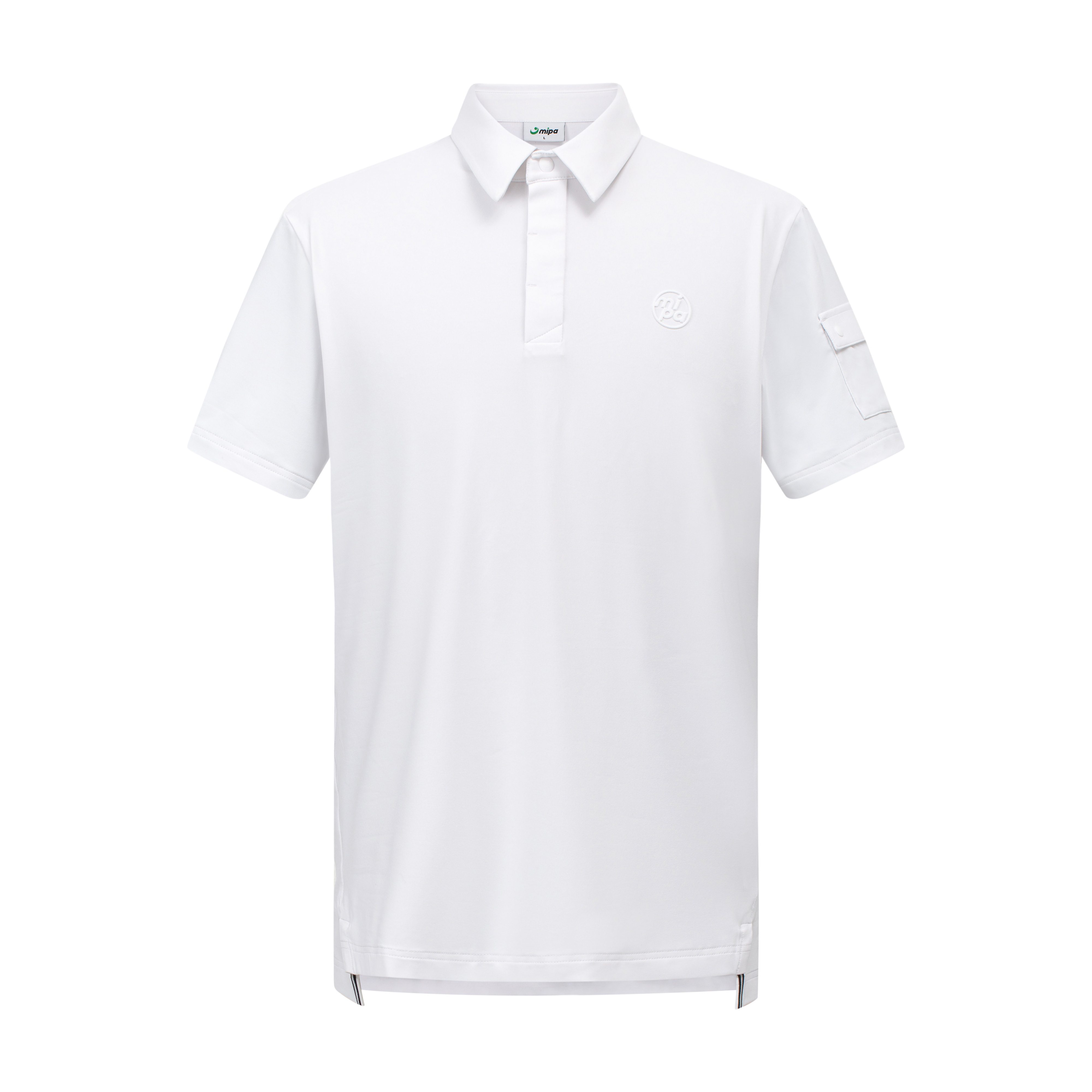 William Top - Men’s Golf Polo Shirt (White)