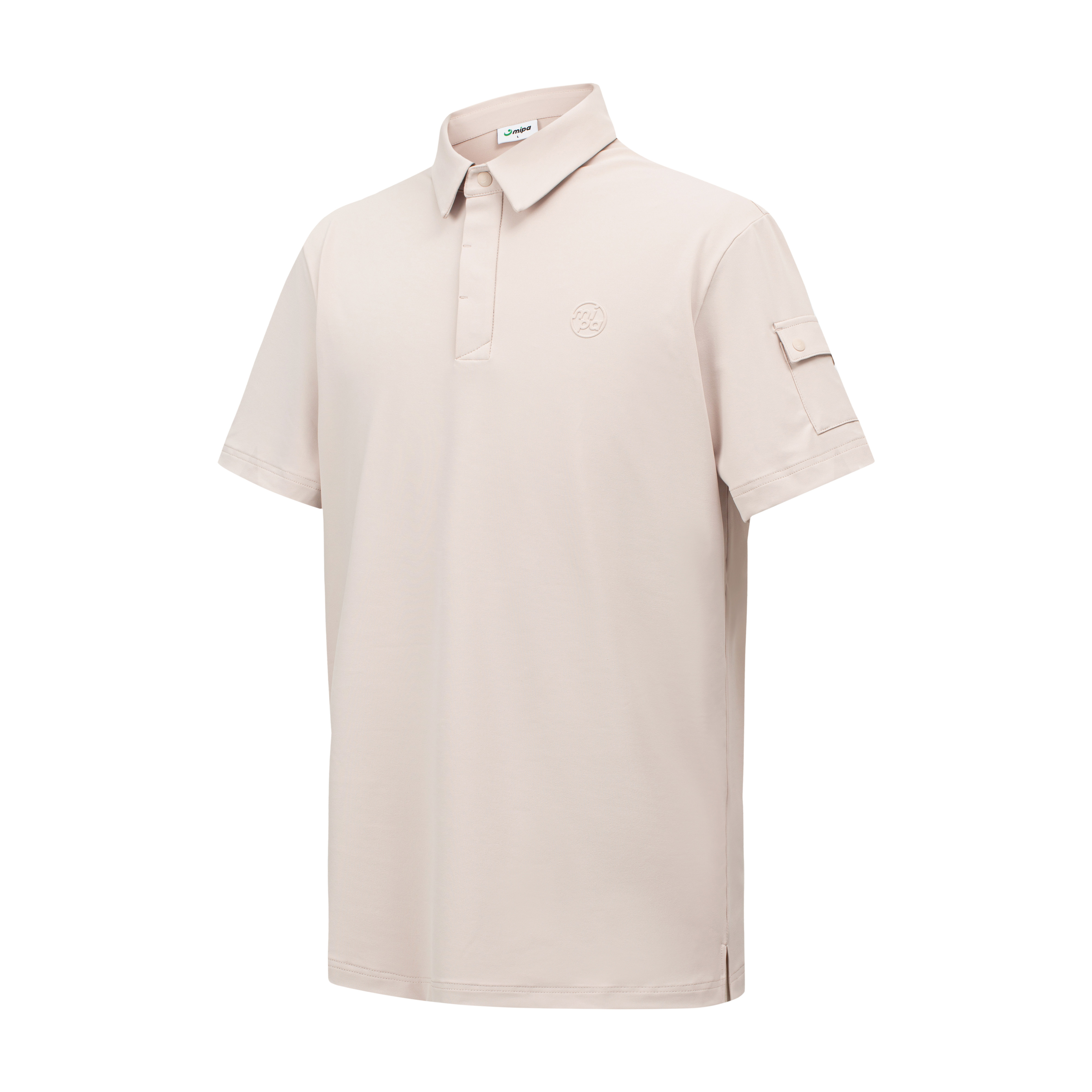 Dieter Top - Men’s Golf Polo Shirt (Beige)
