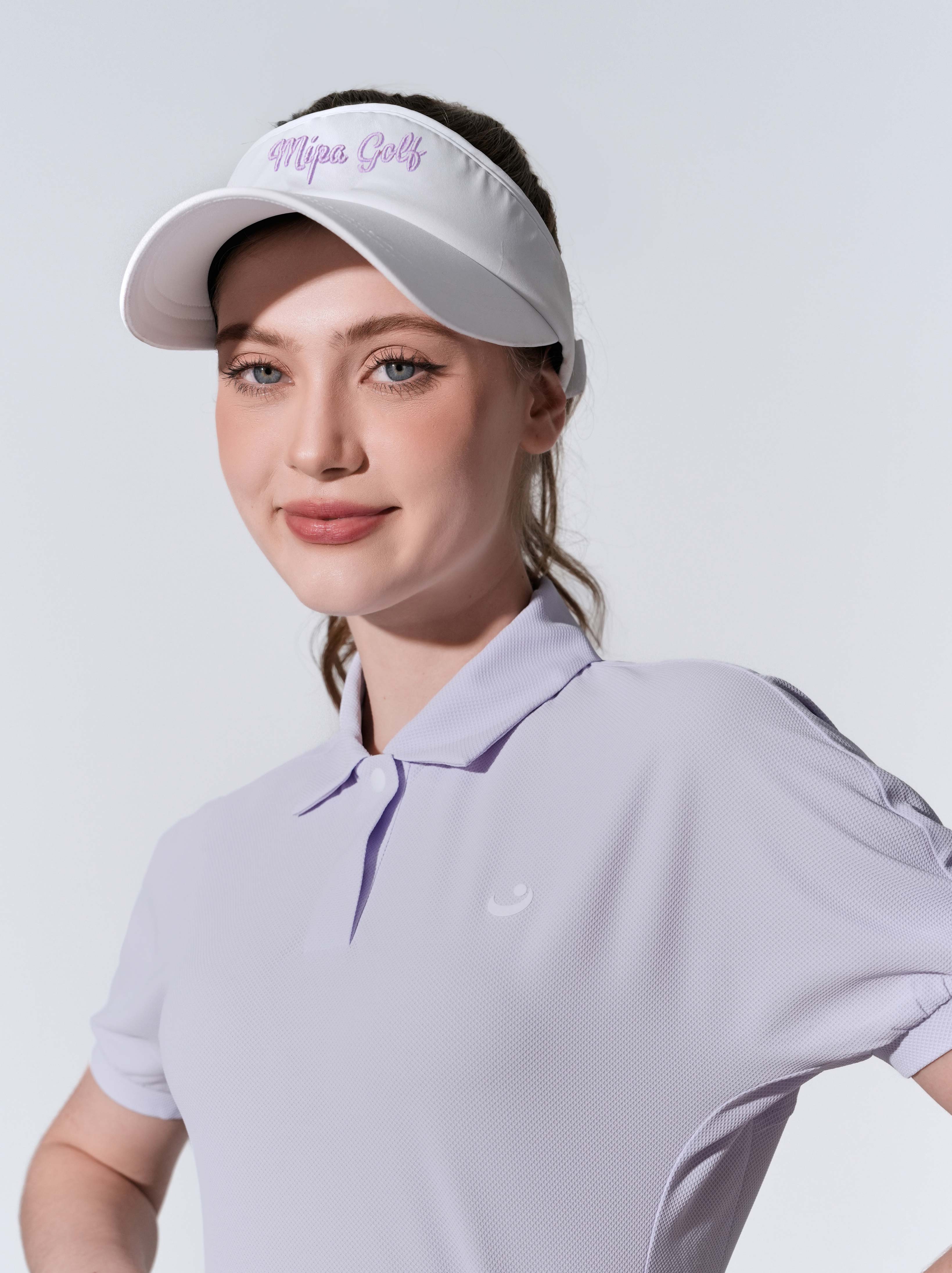 Molly Visor - White Purple