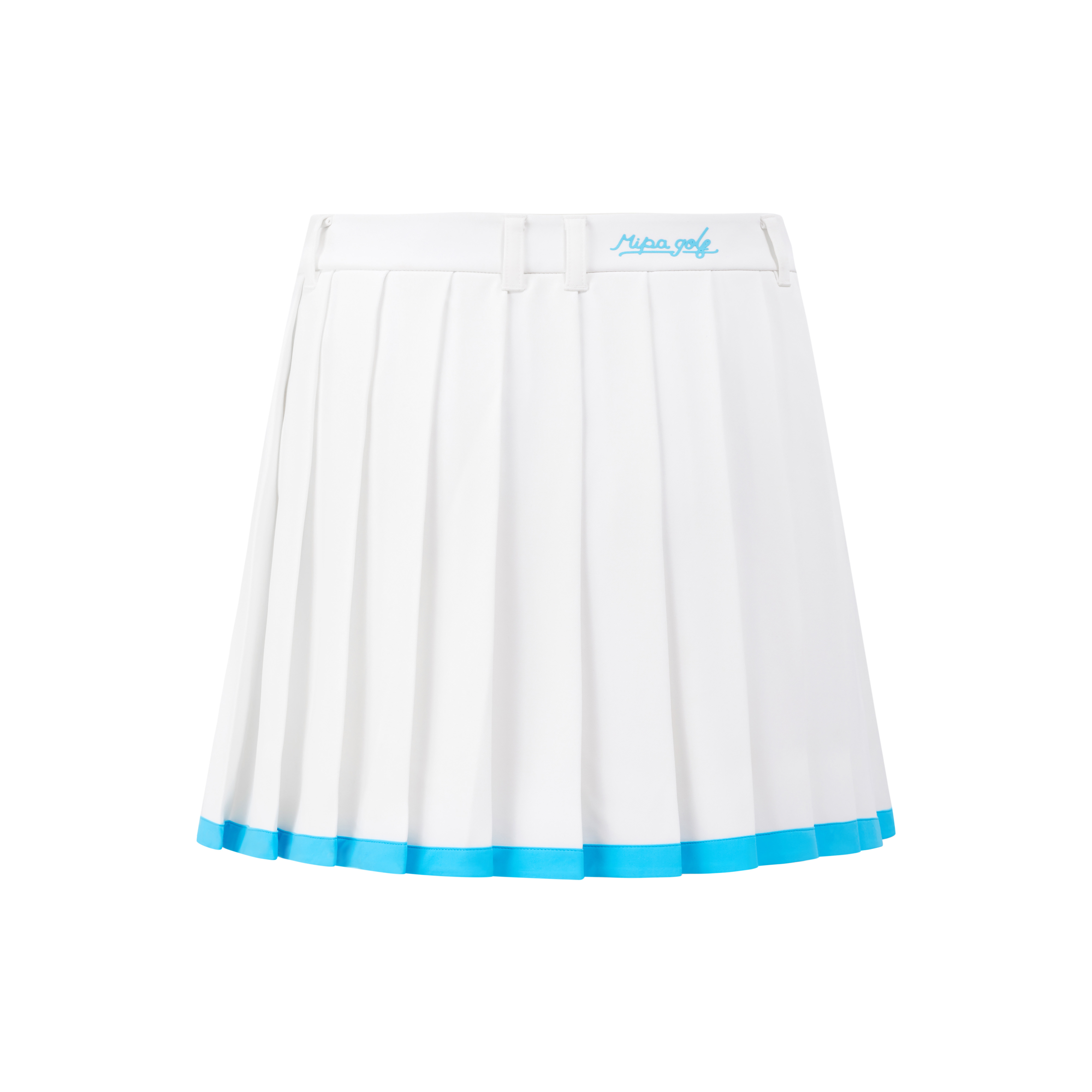 Keva Skirt - Women's Golf Skirt (White Blue)