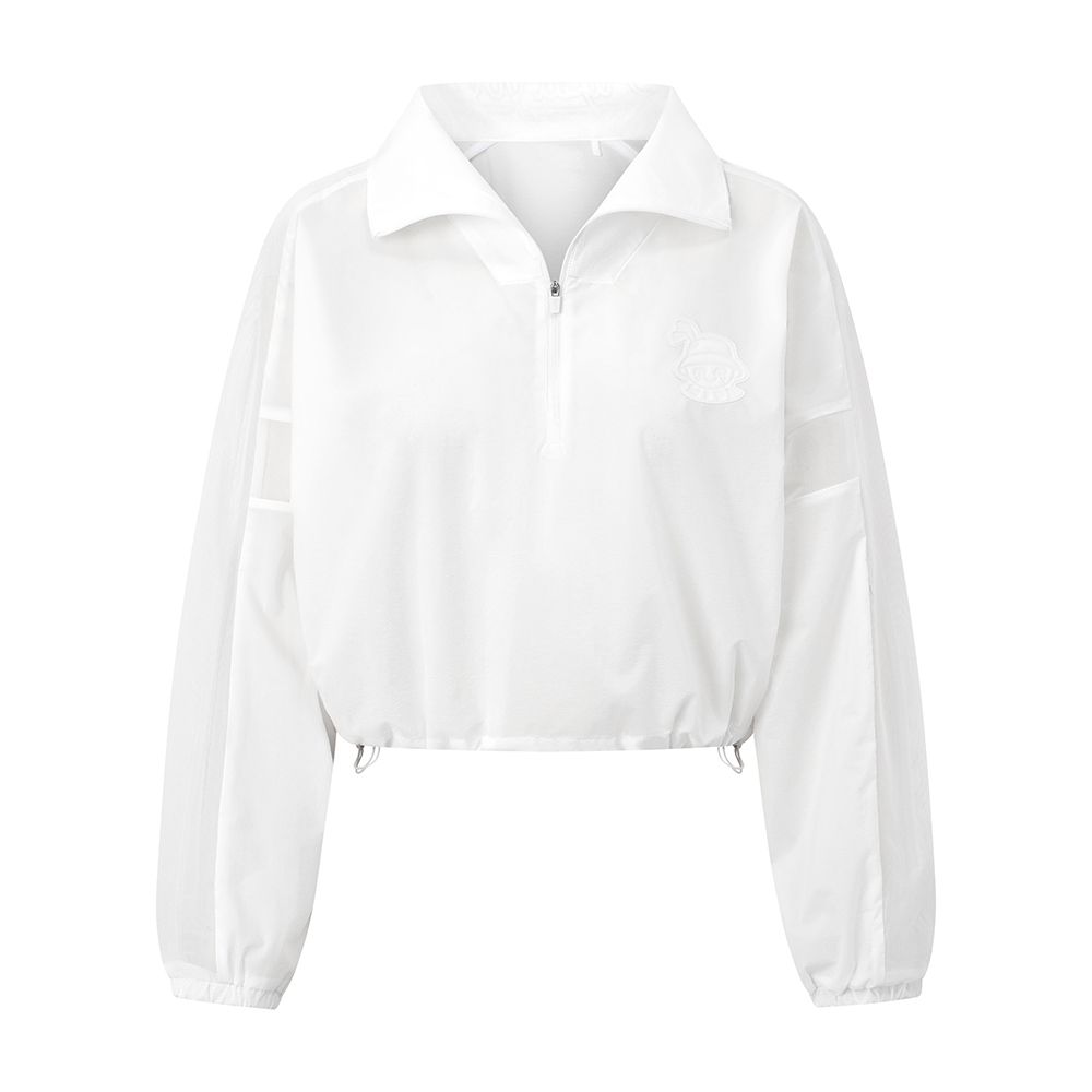 Farah Jacket - Women's Golf Jacket (White Black)