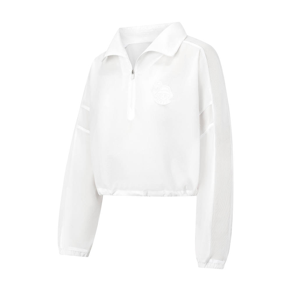 Farah Jacket - Women's Golf Jacket (White Black)