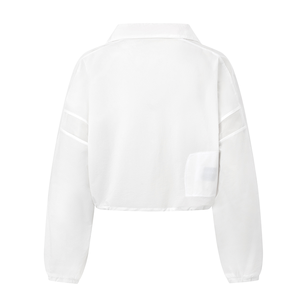Farah Jacket - Women's Golf Jacket (White Black)