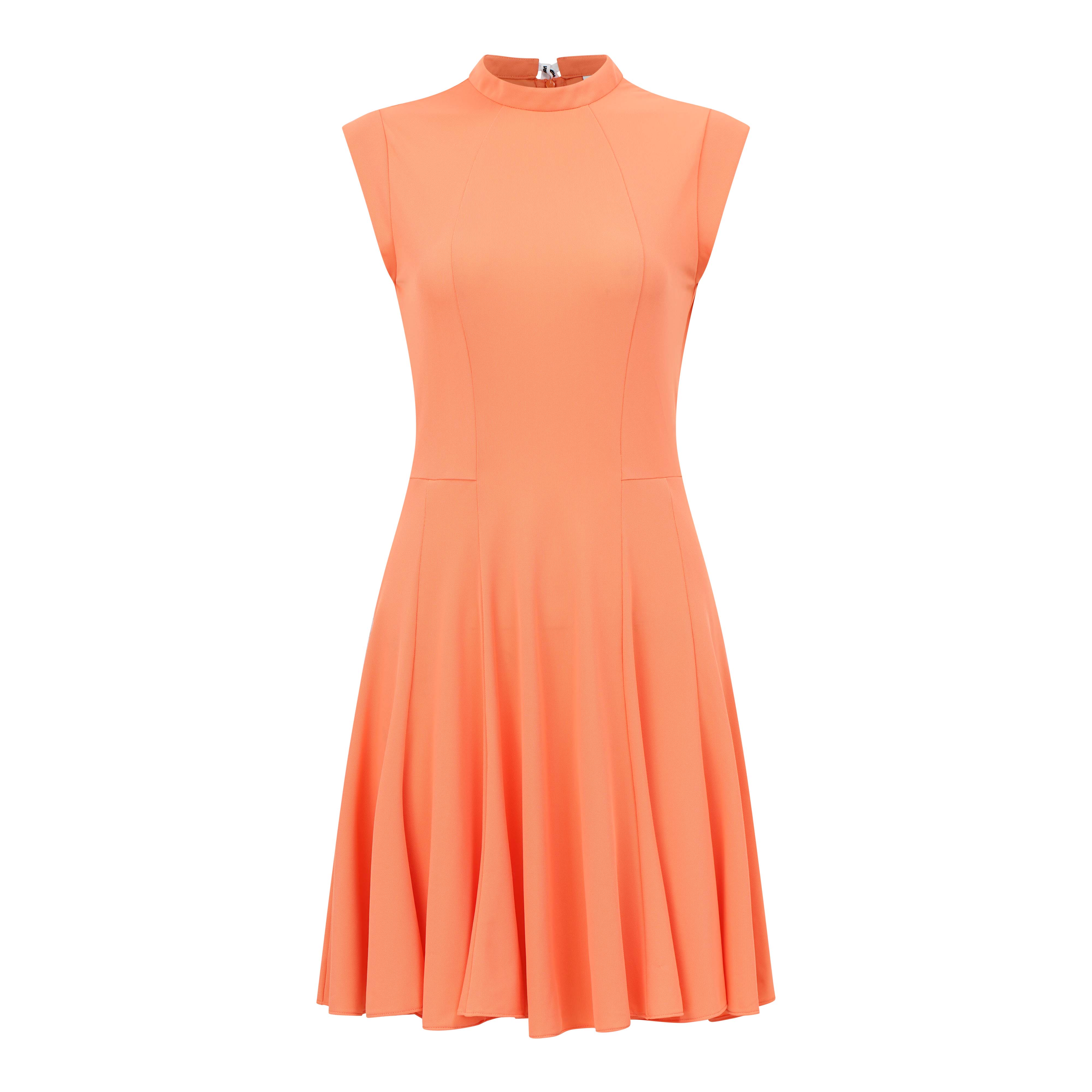orange golf dress Womens Stripe Print Golf Dress Callaway Apparel