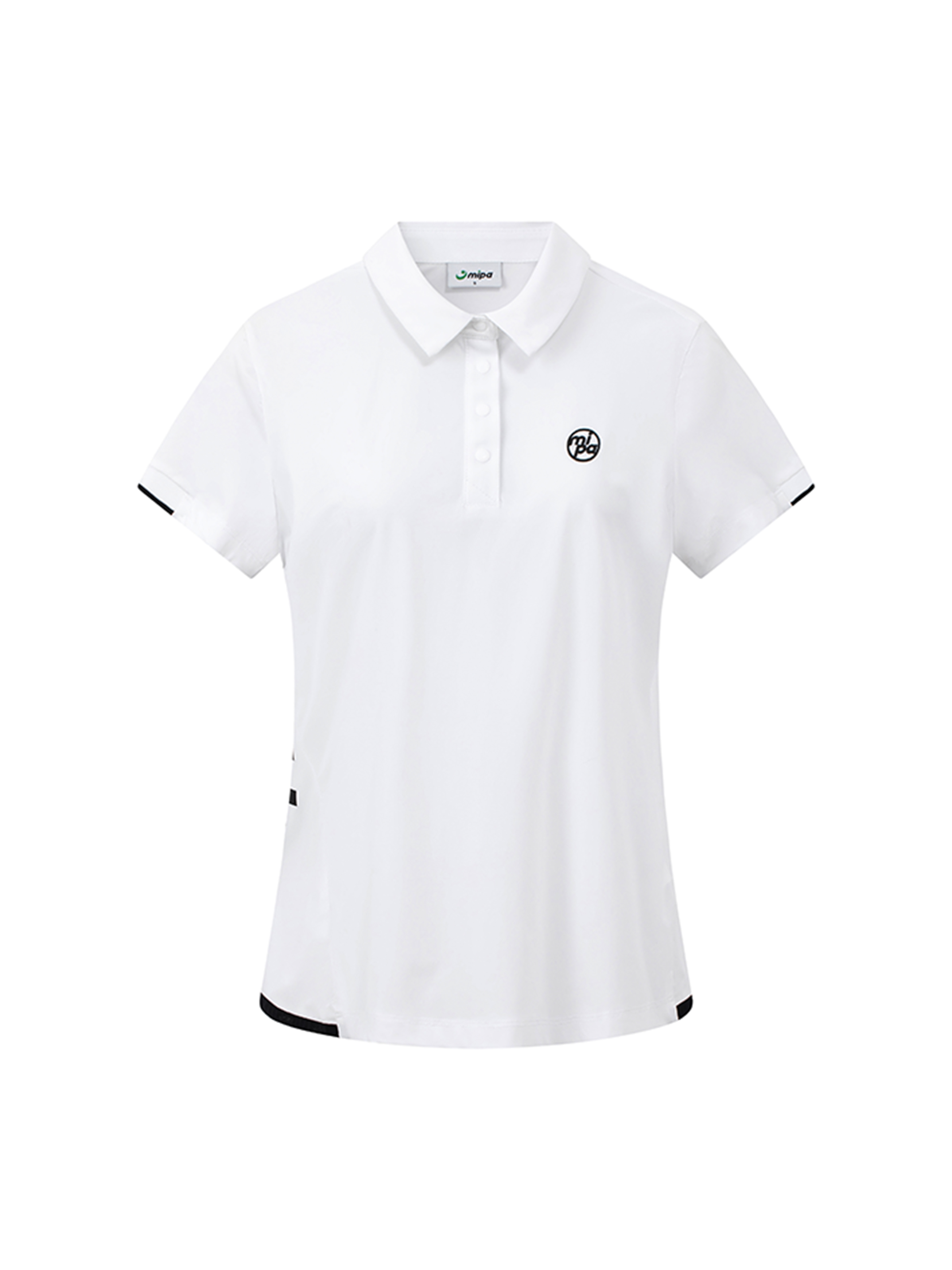 Adeline Top - Women's Golf Polo Shirt (White)