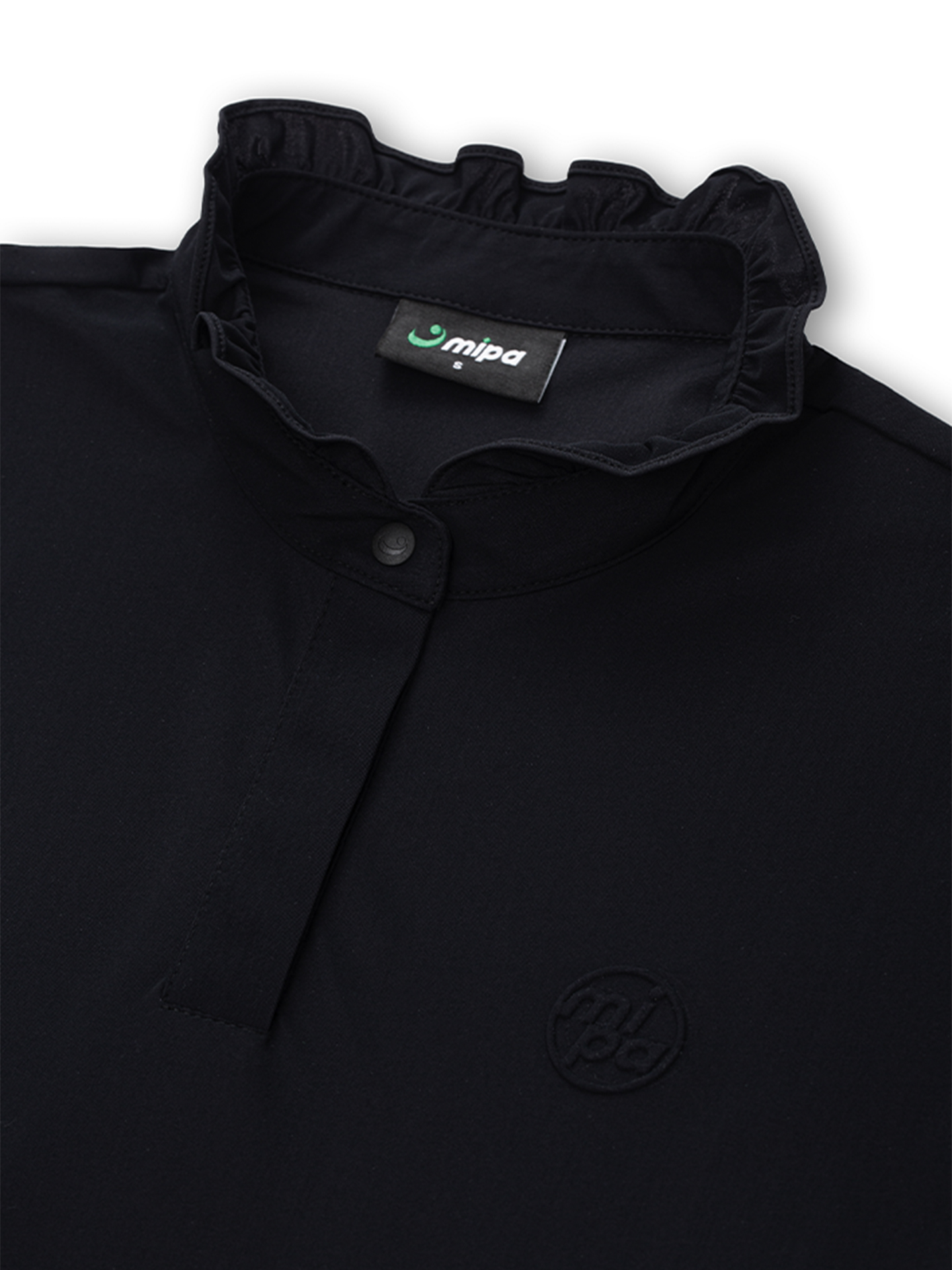 Caroline Top - Women's Golf Polo Shirt (Black)
