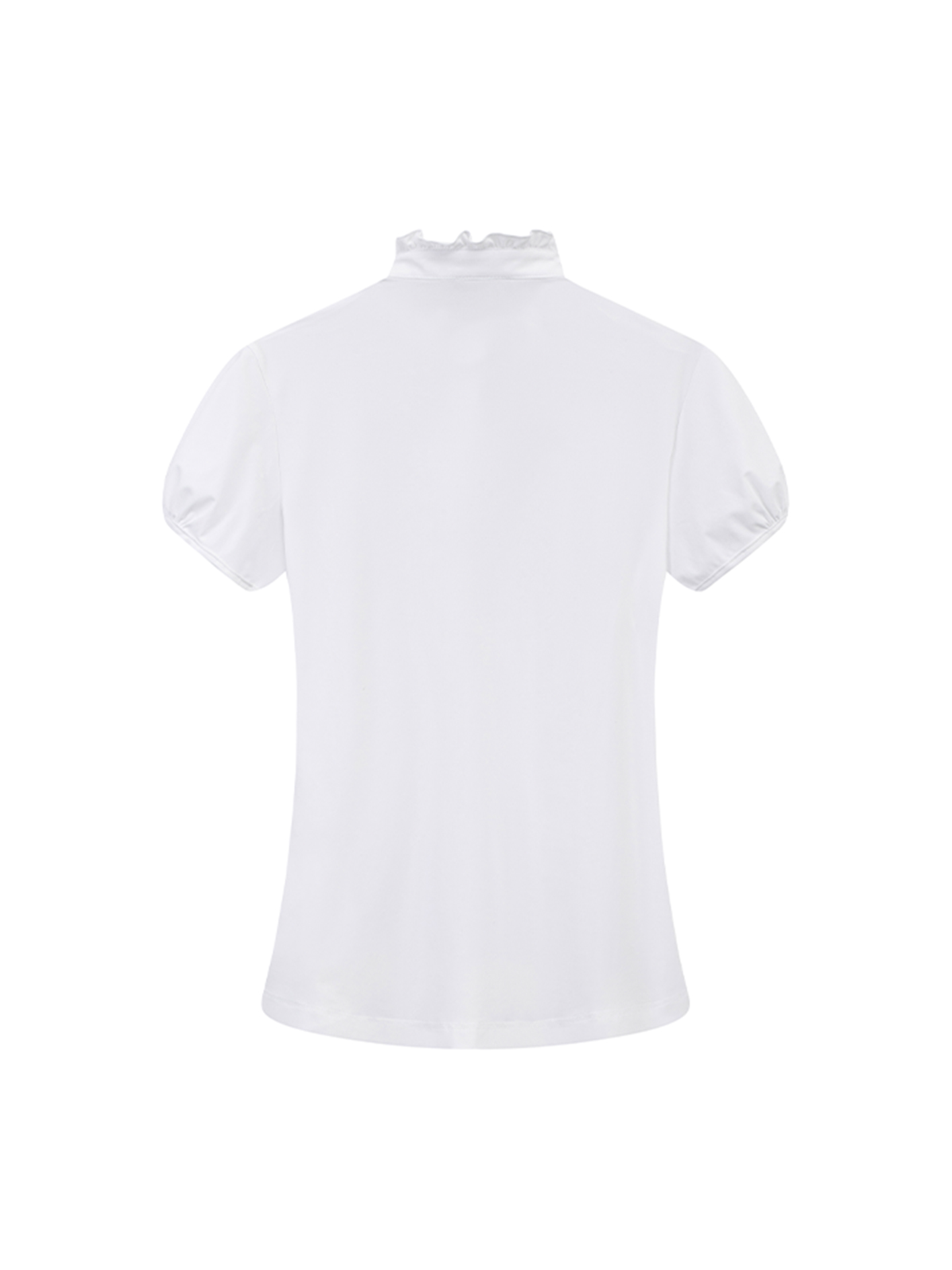 Caroline Top - Women's Golf Polo Shirt (White)