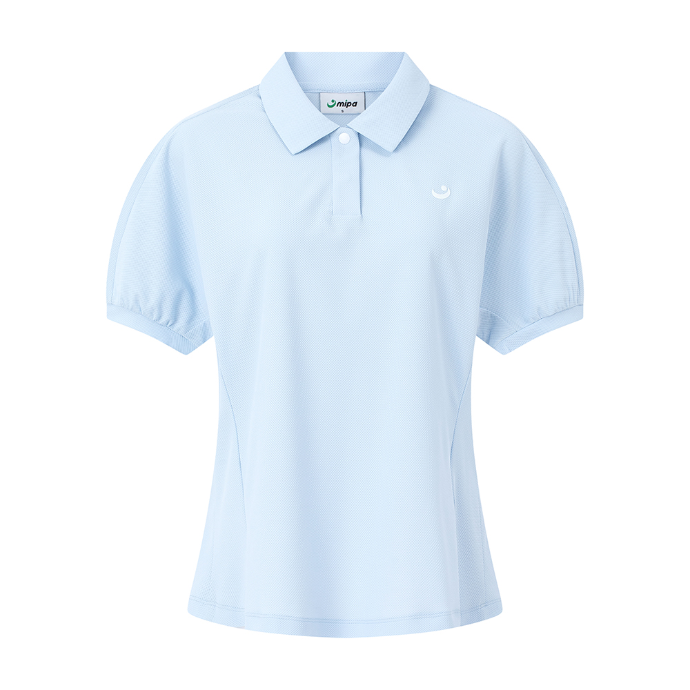 Lucy Top - Women's Golf Polo Shirt (Mint Blue)