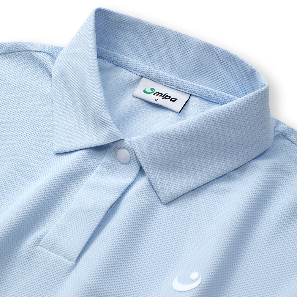 Lucy Top - Women's Golf Polo Shirt (Mint Blue)