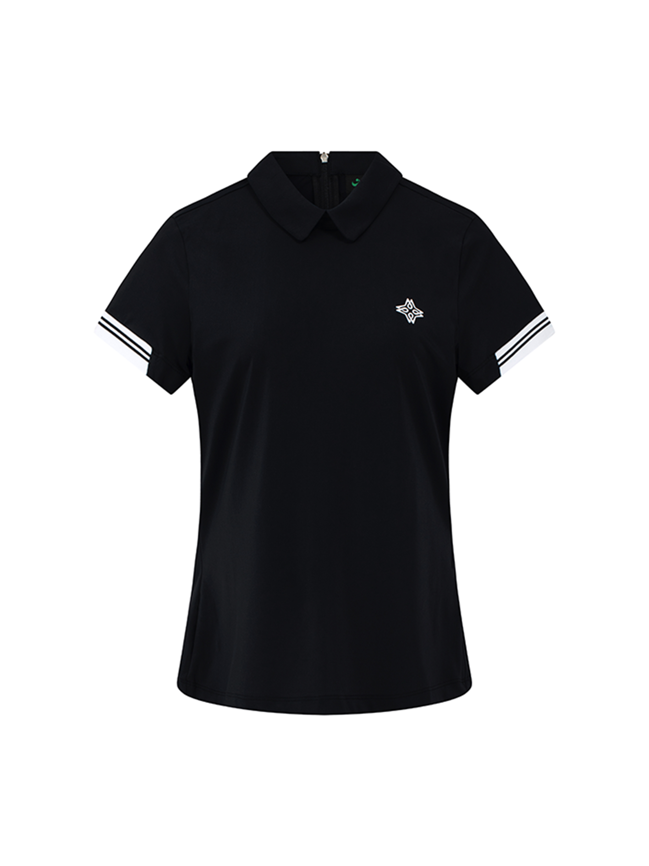 Hailey Top - Women's Golf Polo Shirt (Black)