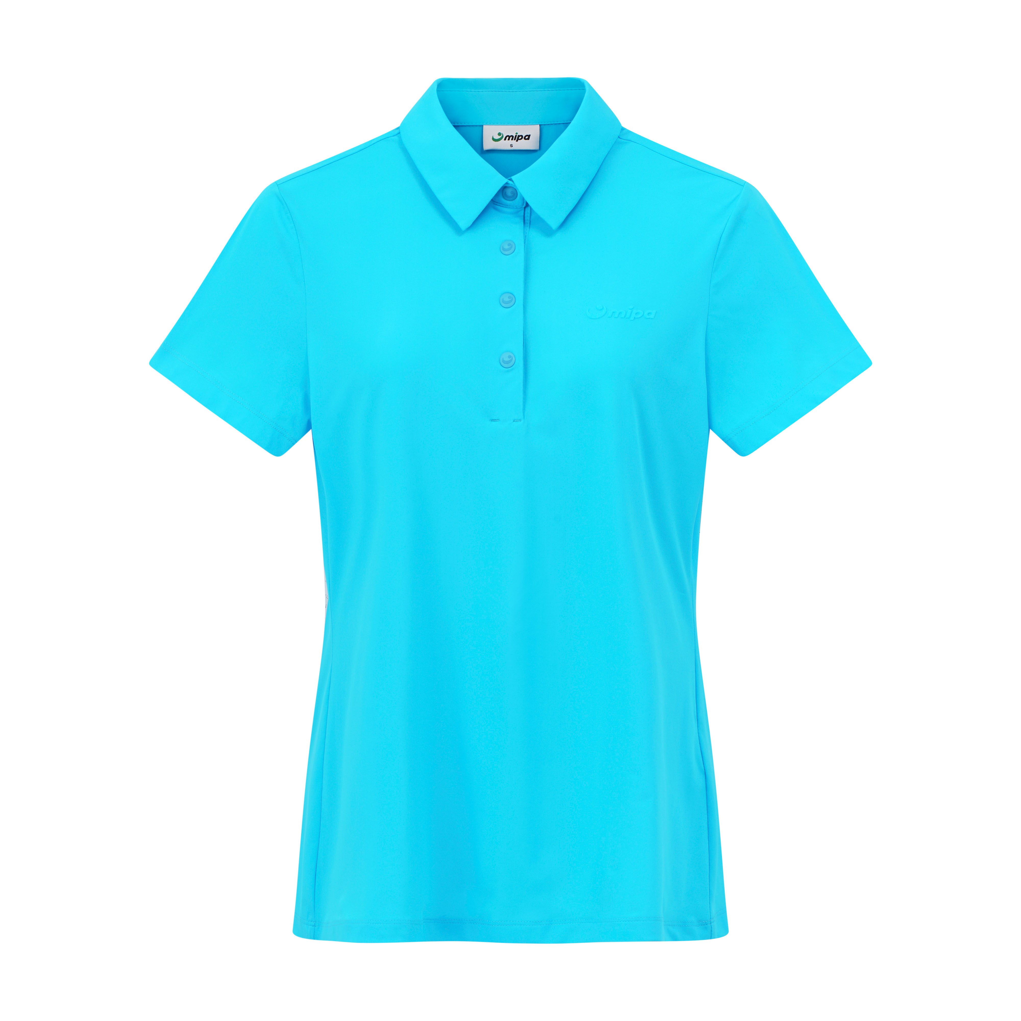 Ellen Top - Women's Golf Polo Shirt (Blue)