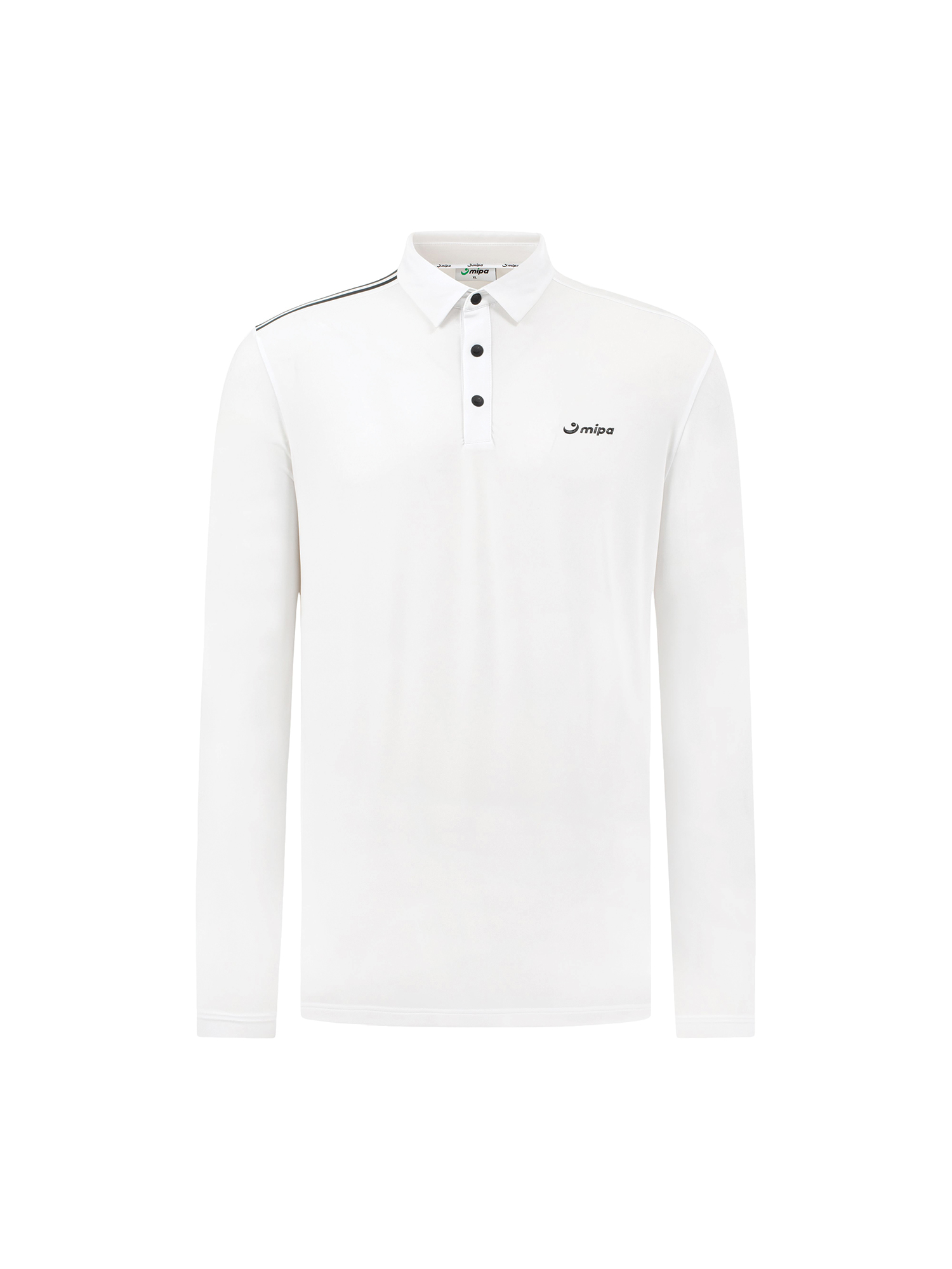 Hudson Top - Men's Long Sleeve Golf Shirt (White)
