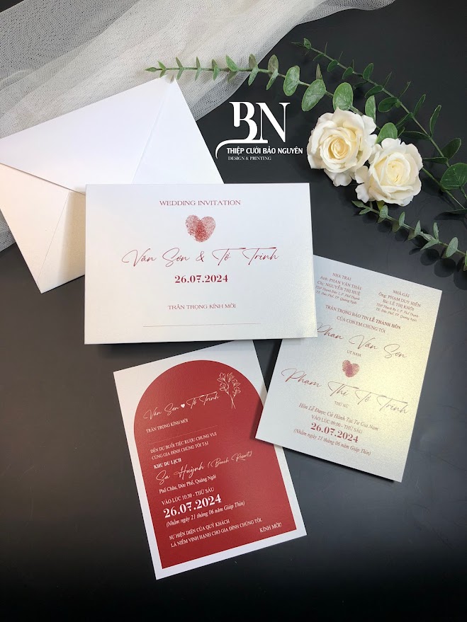 Thiệp Cưới 3700 - 4500