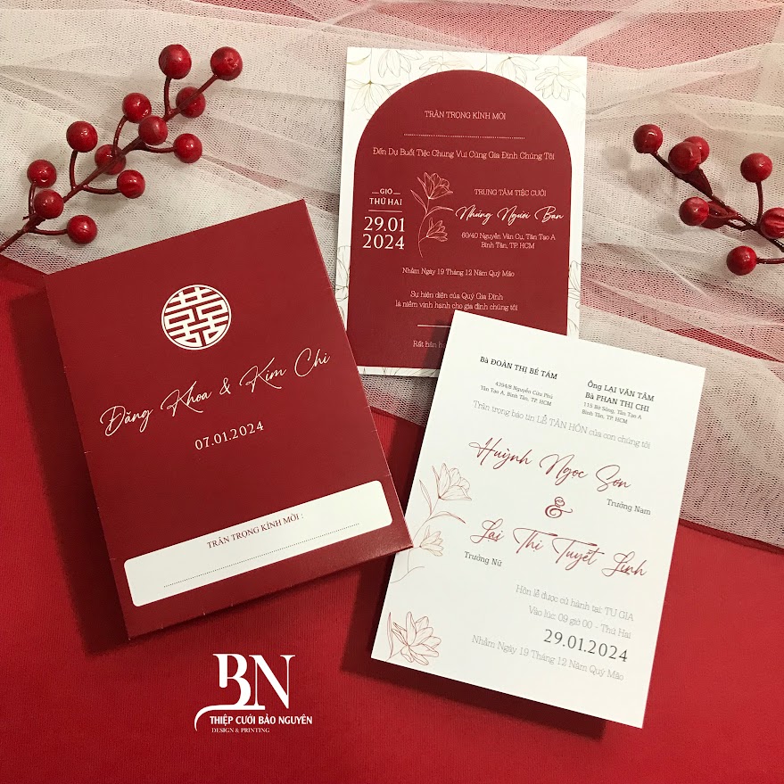 Thiệp Cưới 3200 - 3500