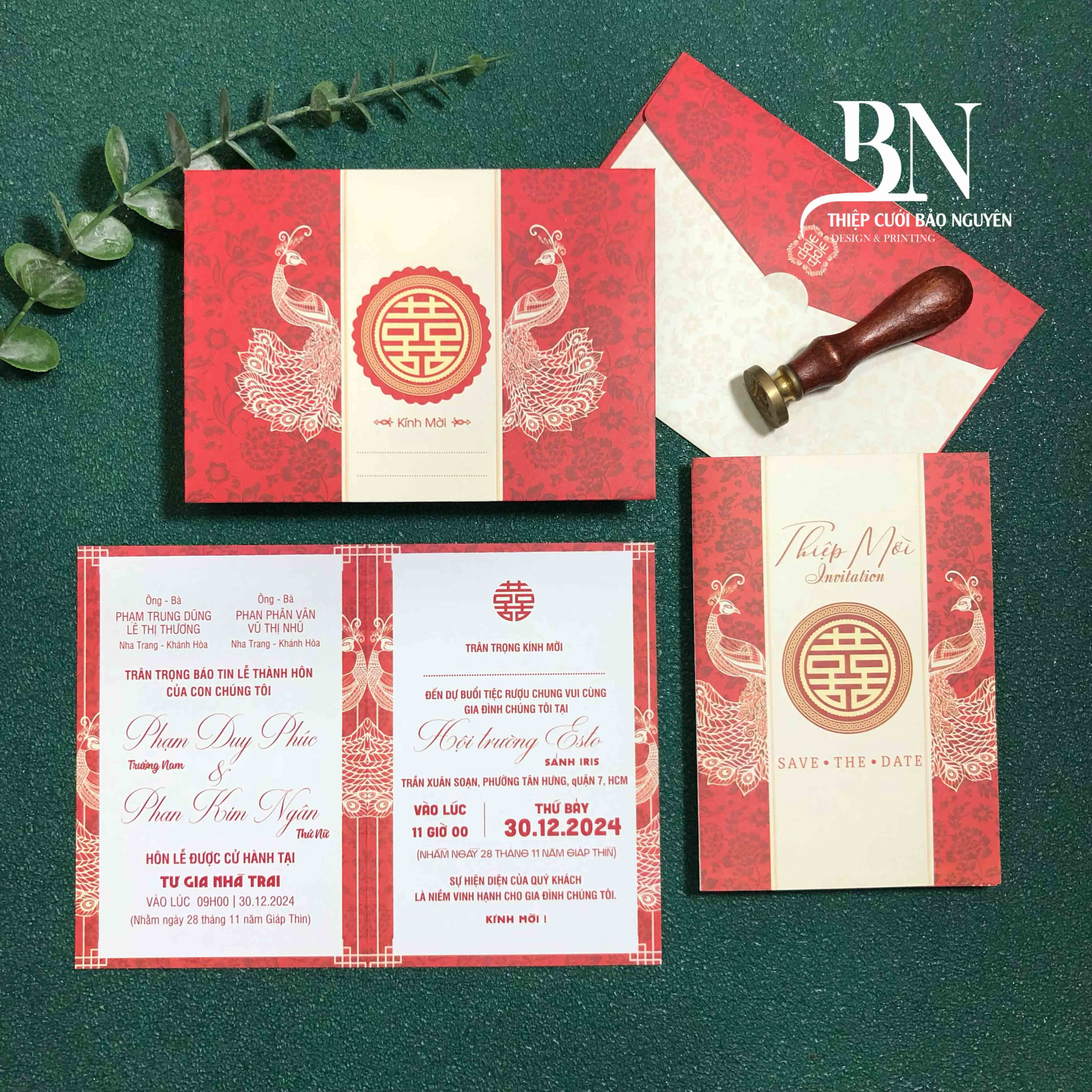 Thiệp Cưới 1900