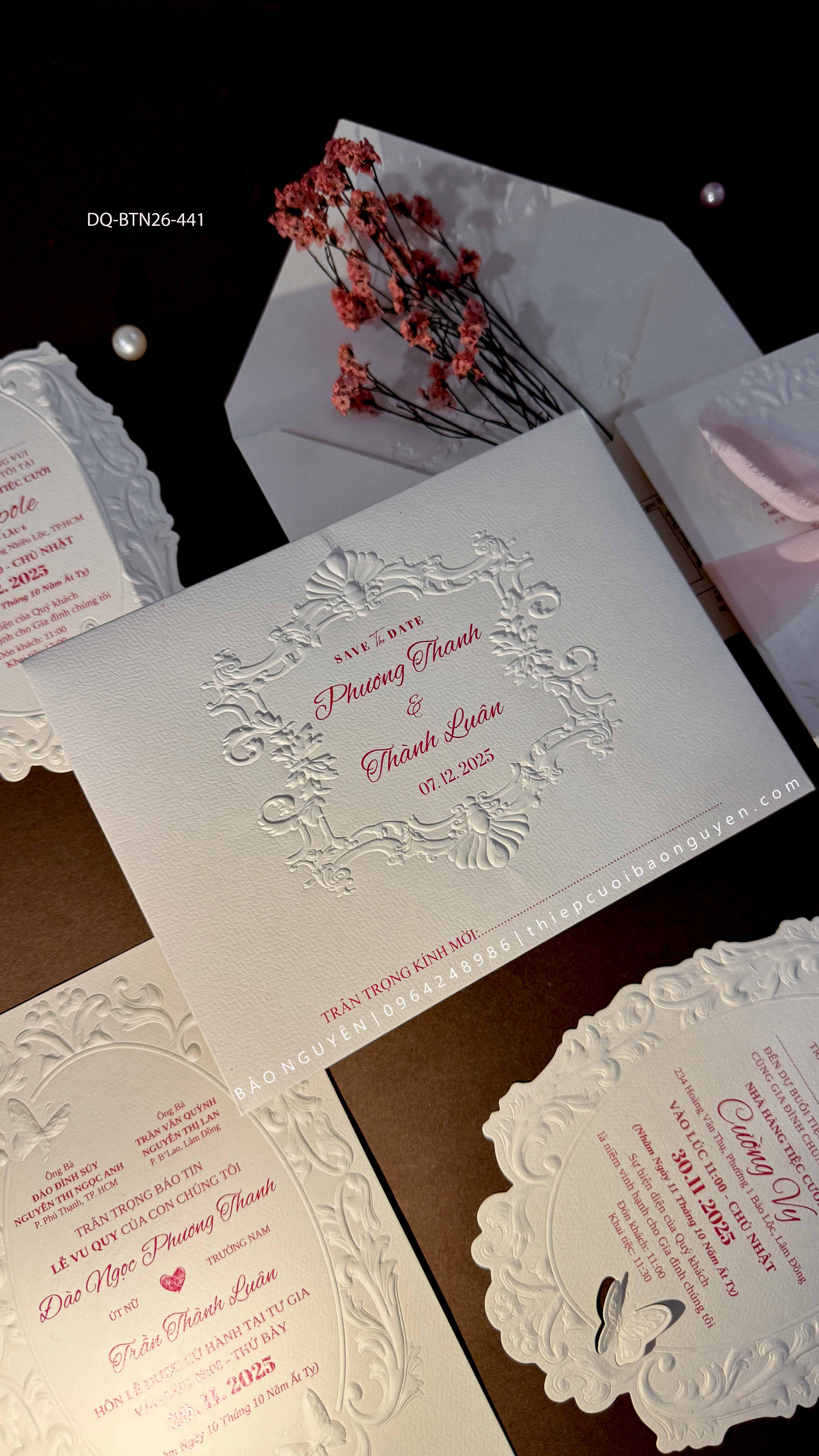 (DQ-BTN26-441) Thiệp Cưới Cao Cấp 2026
